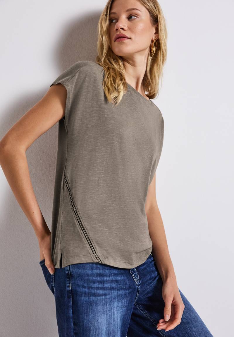 STREET ONE Shirttop, mit Häkeldetails von STREET ONE