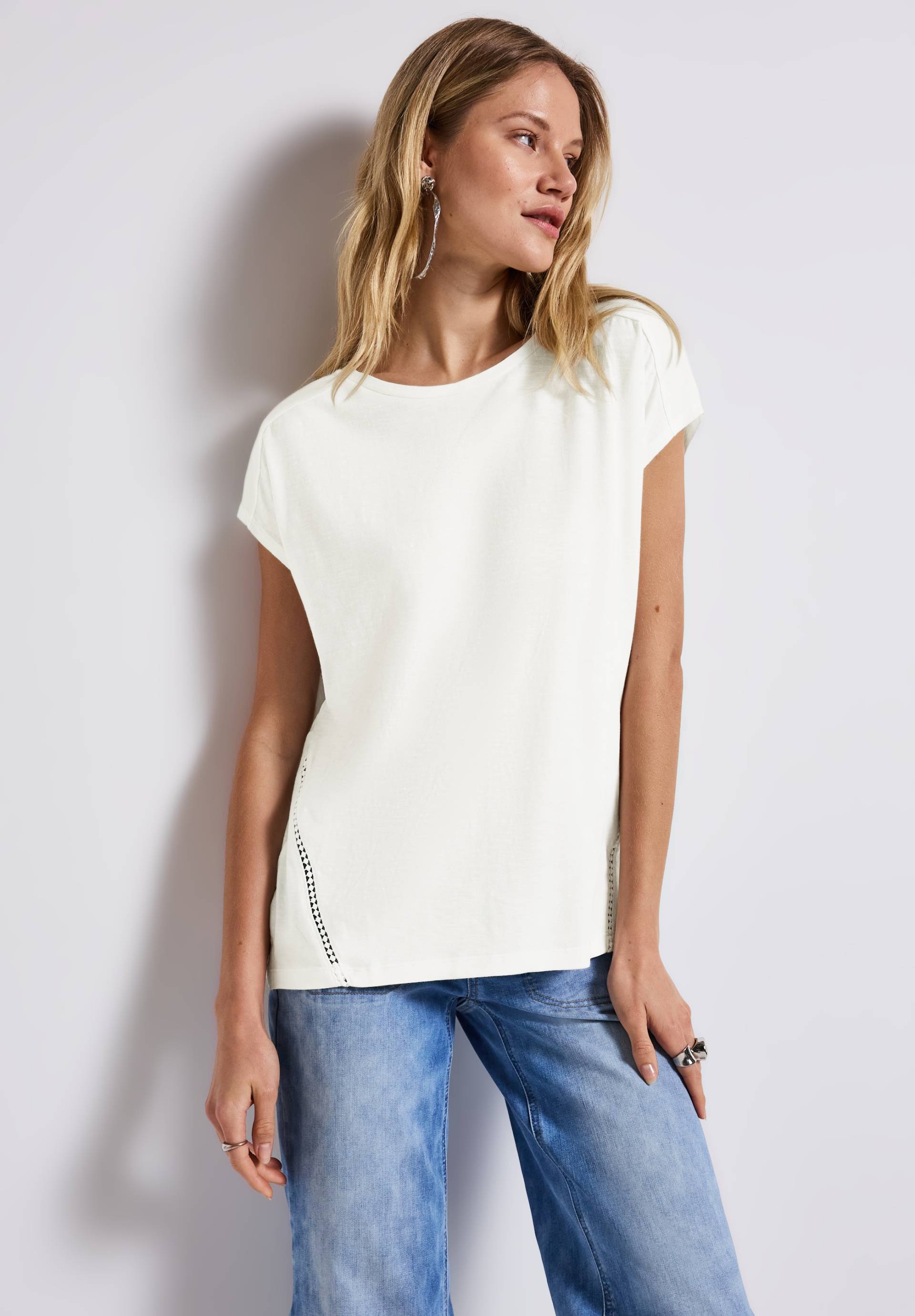 STREET ONE Shirttop, mit Häkeldetails STREET ONE Shirttop, mit Häkeldetails von STREET ONE