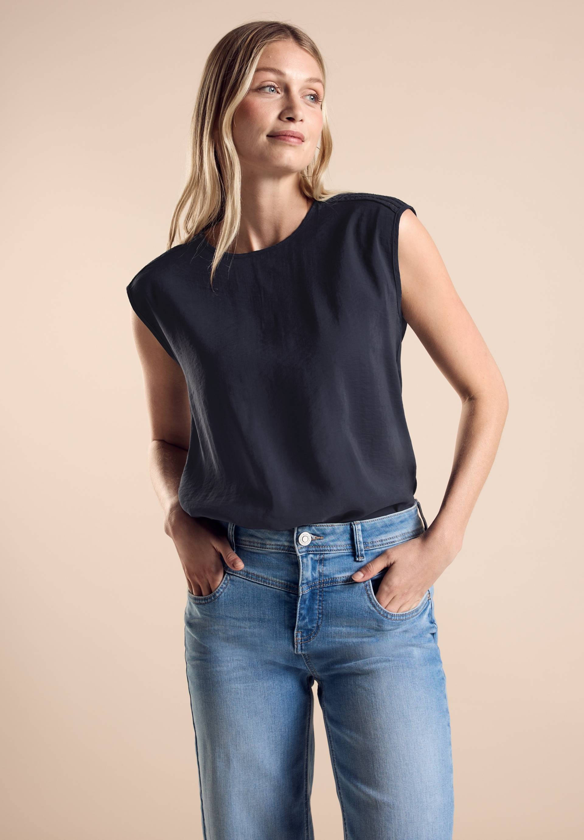 STREET ONE Shirttop, mit Häkelkante von STREET ONE