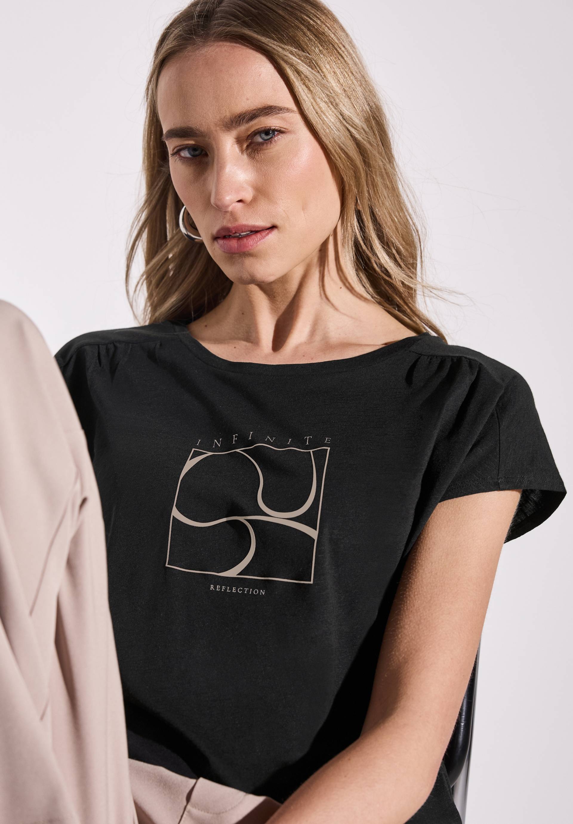 STREET ONE Shirttop, mit Print von STREET ONE