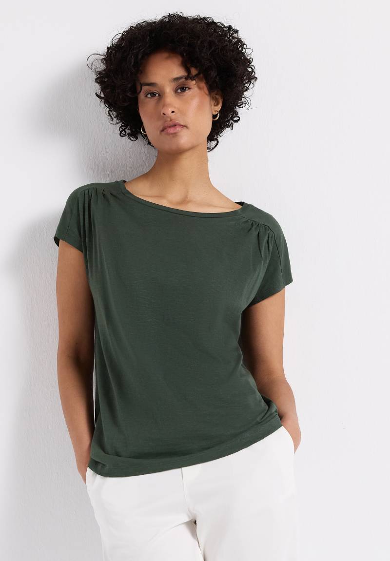STREET ONE Shirttop, mit Raffung von STREET ONE