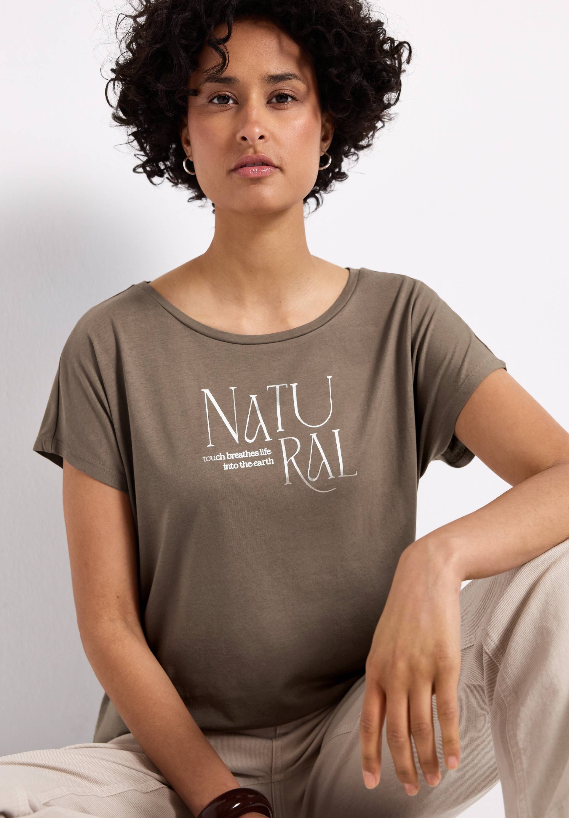 STREET ONE Shirttop, mit Schriftzug von STREET ONE
