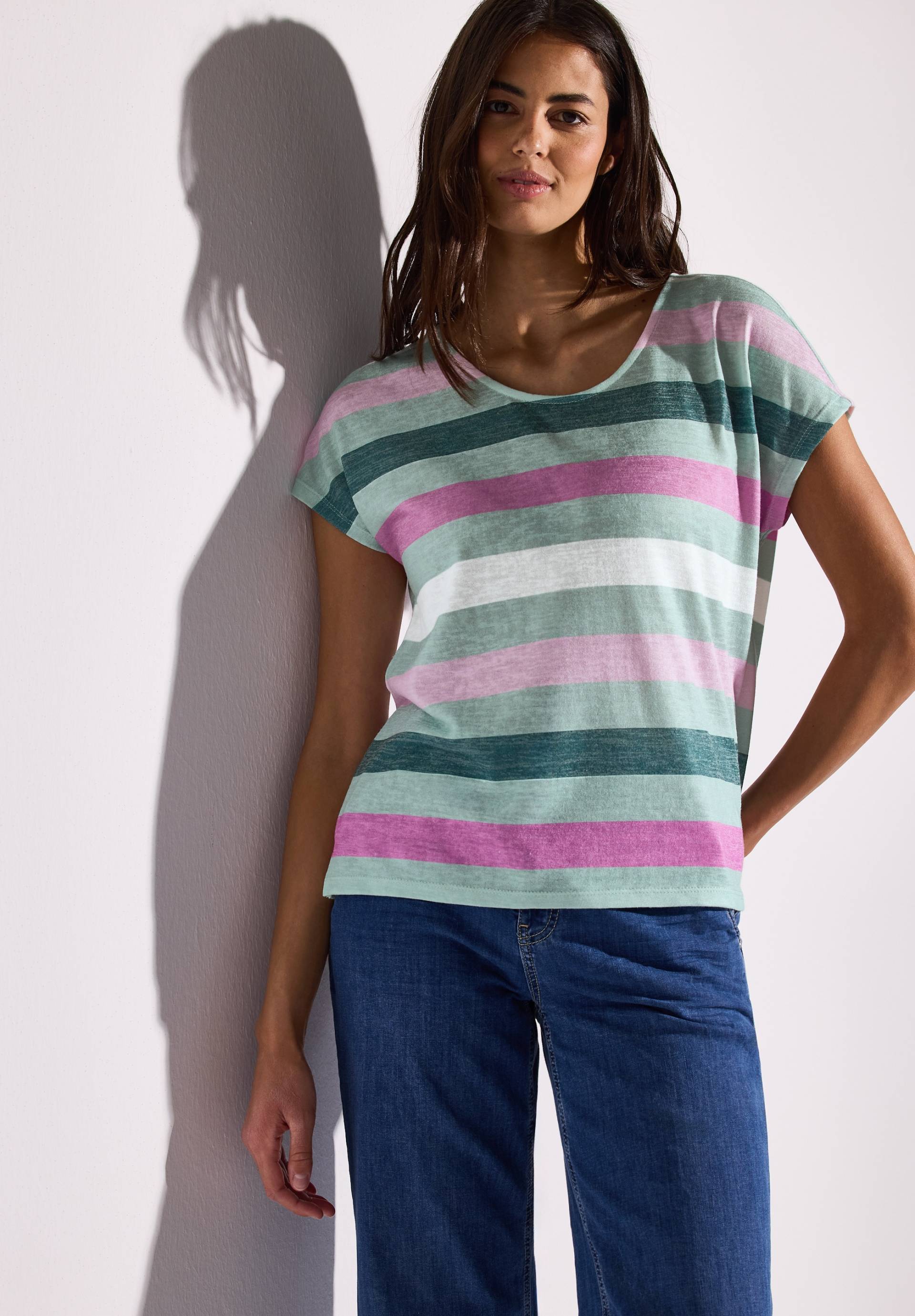 STREET ONE Shirttop, mit Streifenmuster von STREET ONE