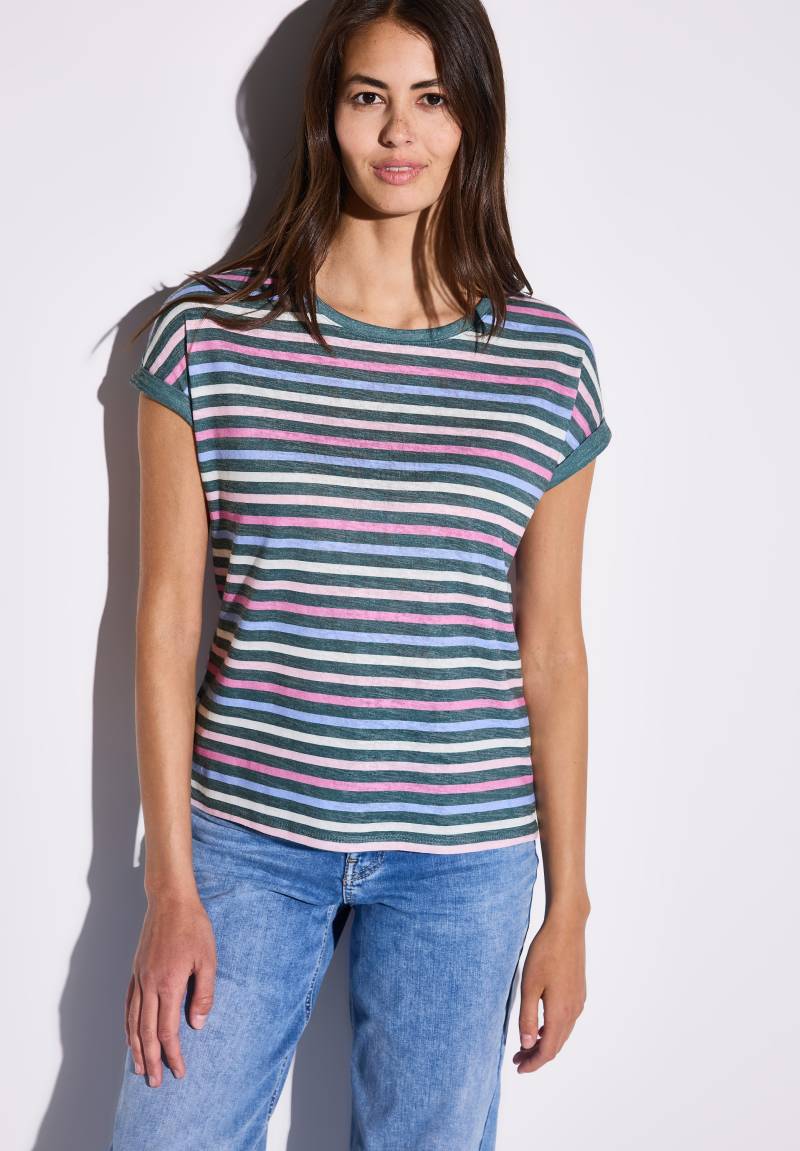 STREET ONE Shirttop, mit Streifenmuster von STREET ONE
