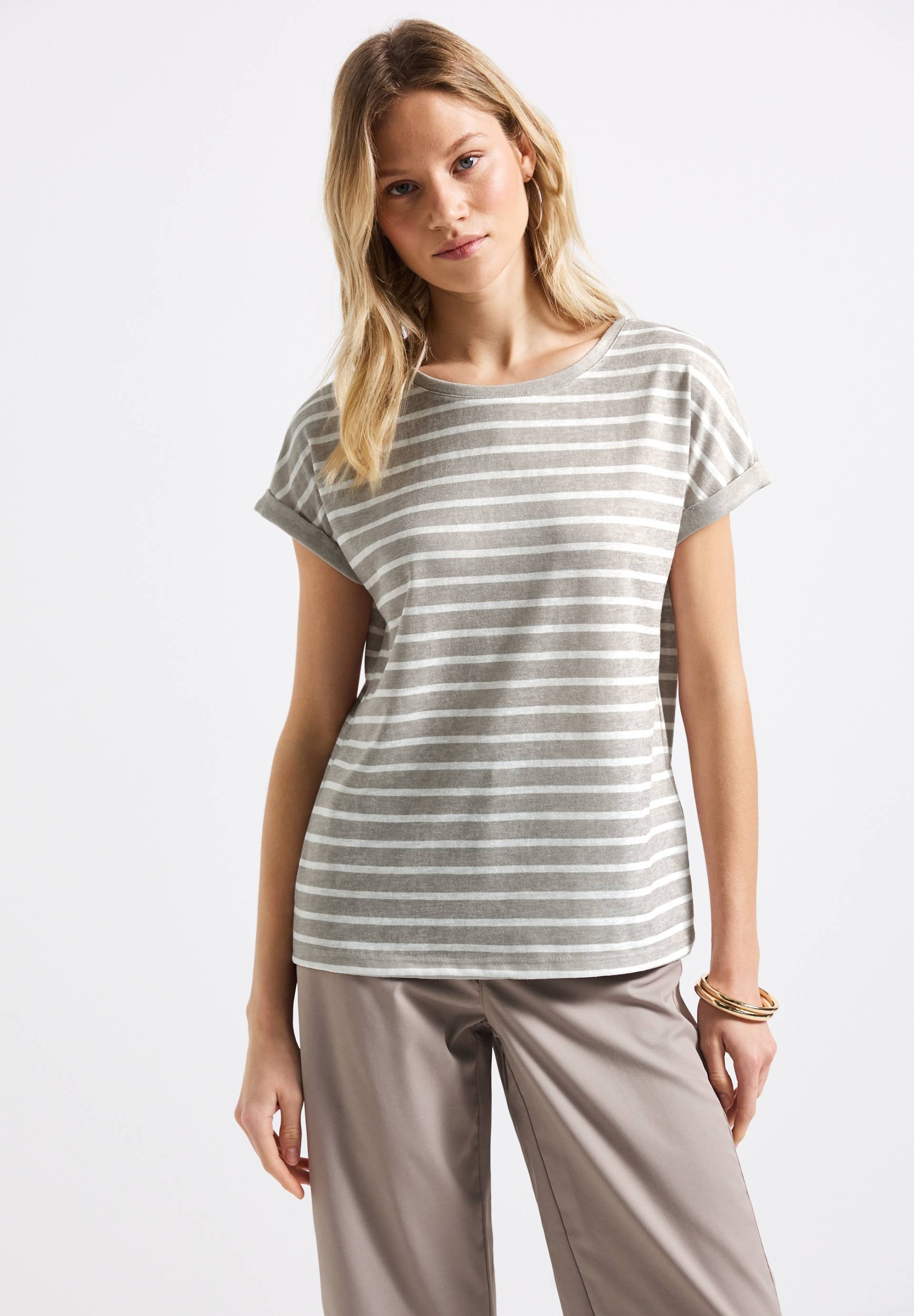 STREET ONE Shirttop, mit Streifenmuster von STREET ONE