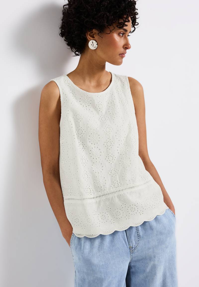 STREET ONE Shirttop, mit Zierstickerei von STREET ONE