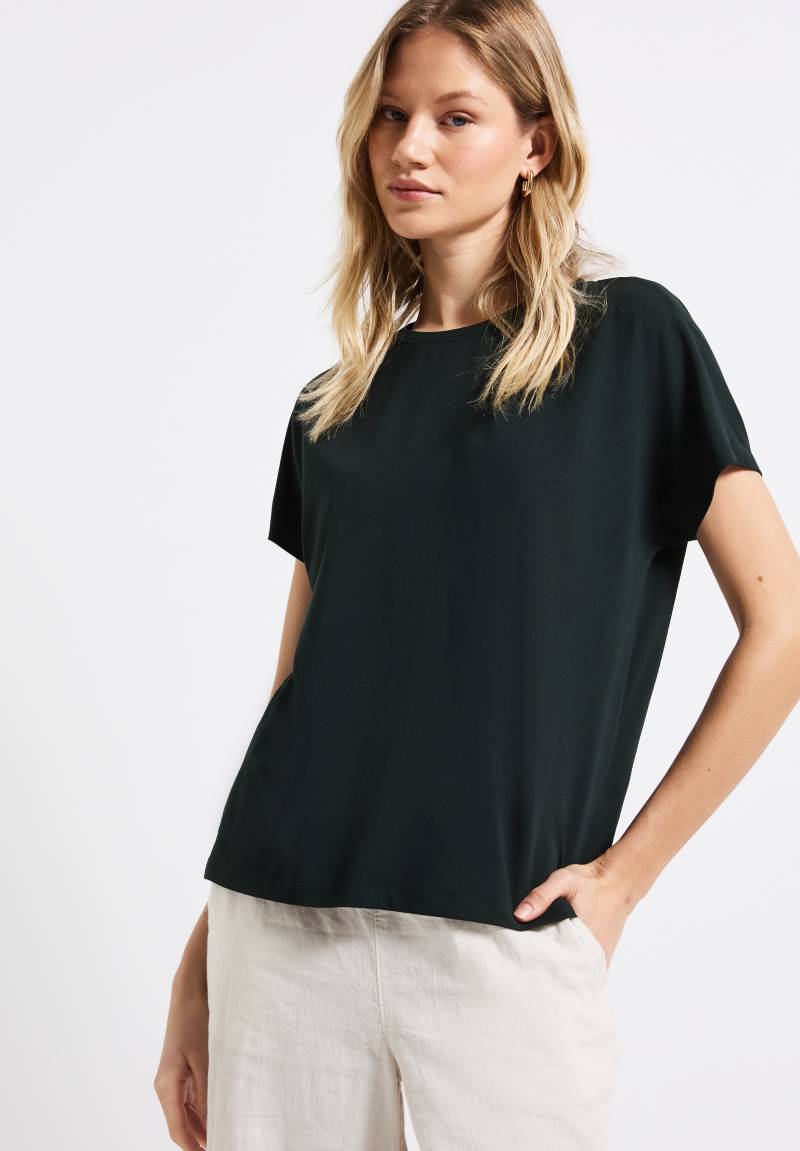 STREET ONE Shirttop »Style Crista«, mit hängenden Schultern von STREET ONE