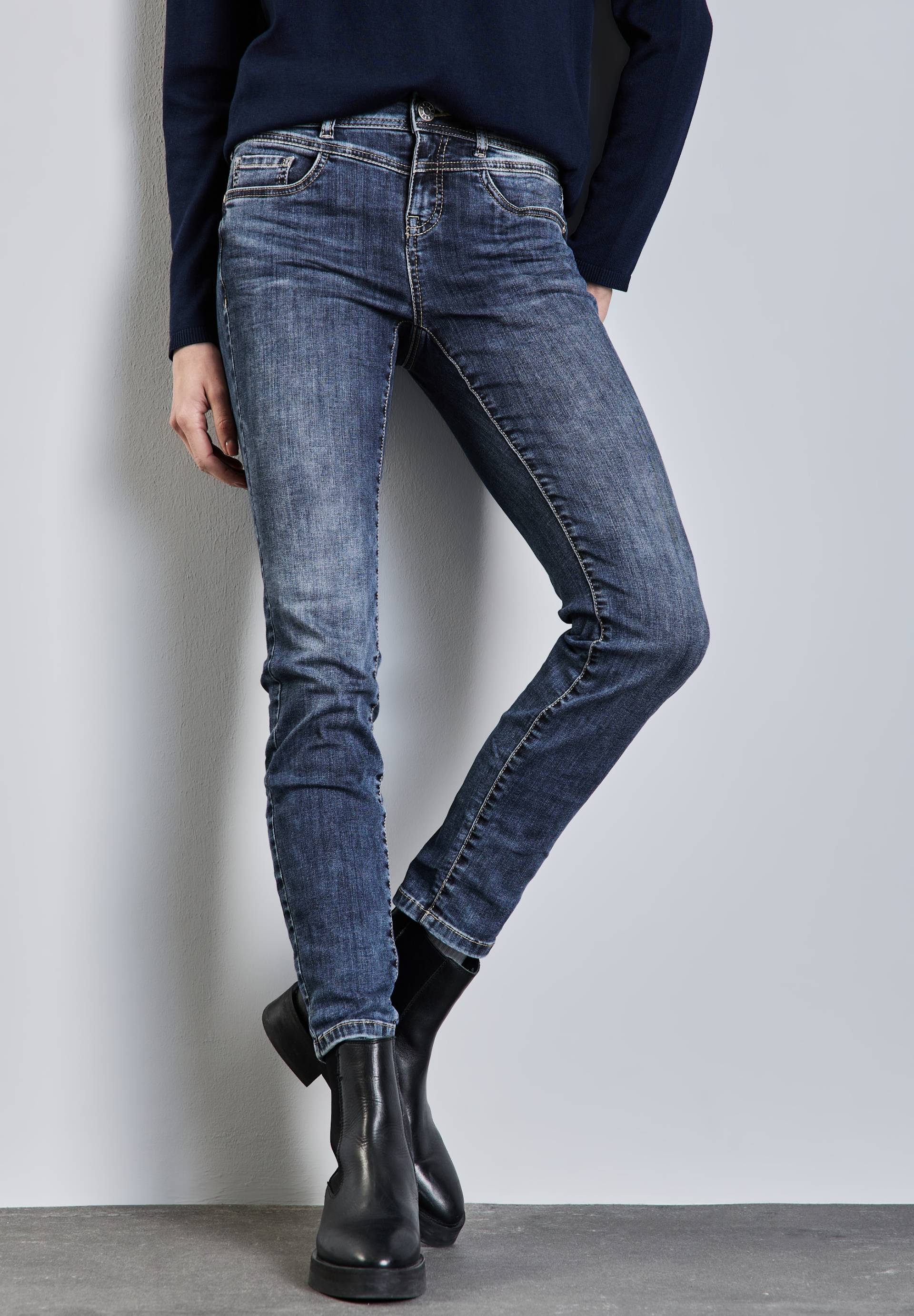 STREET ONE Slim-fit-Jeans »Style YORK«, im Five-Pocket Style STREET ONE Slim-fit-Jeans »Style YORK«, im Five-Pocket Style von STREET ONE
