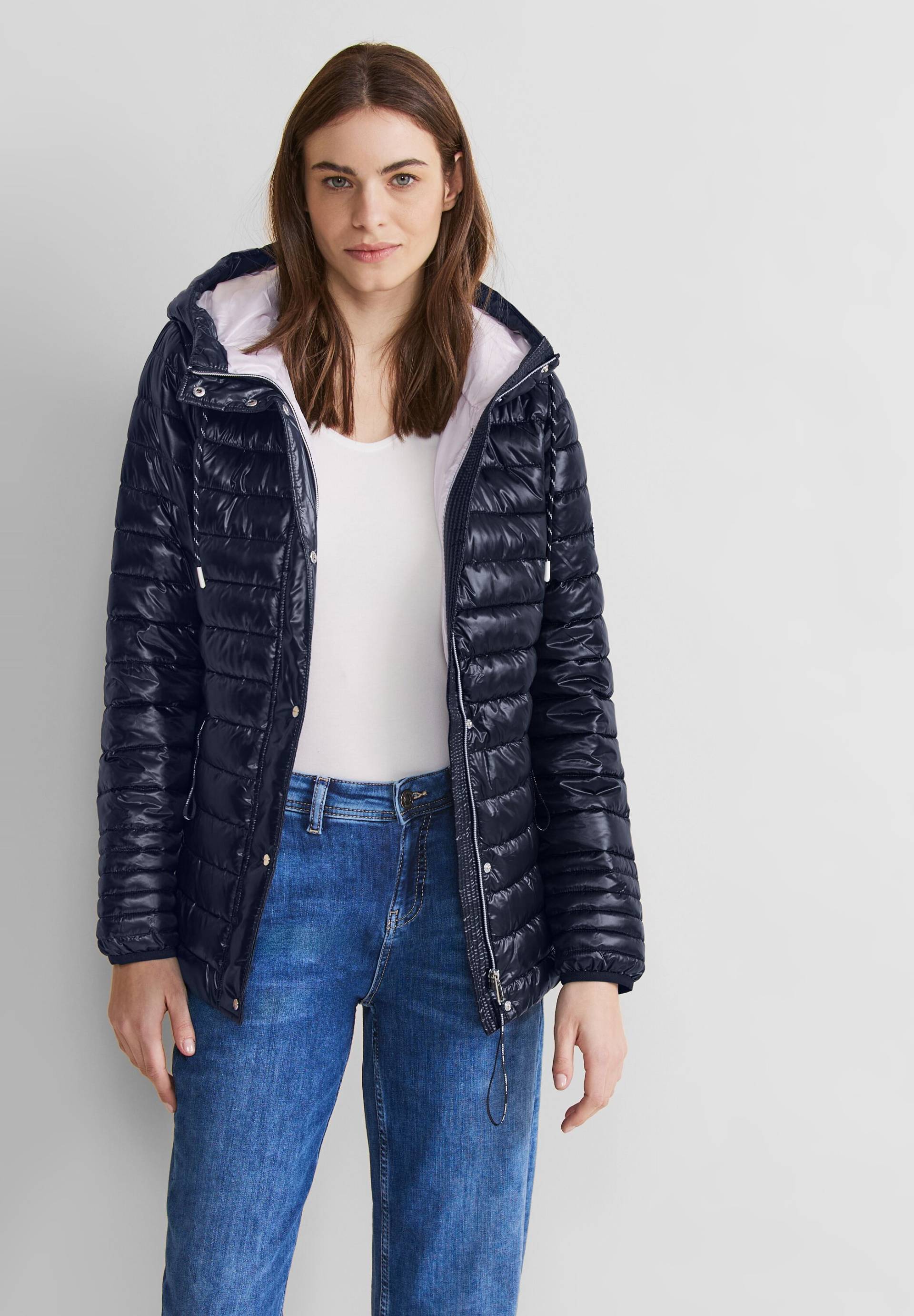 STREET ONE Steppjacke, mit Kapuze von STREET ONE