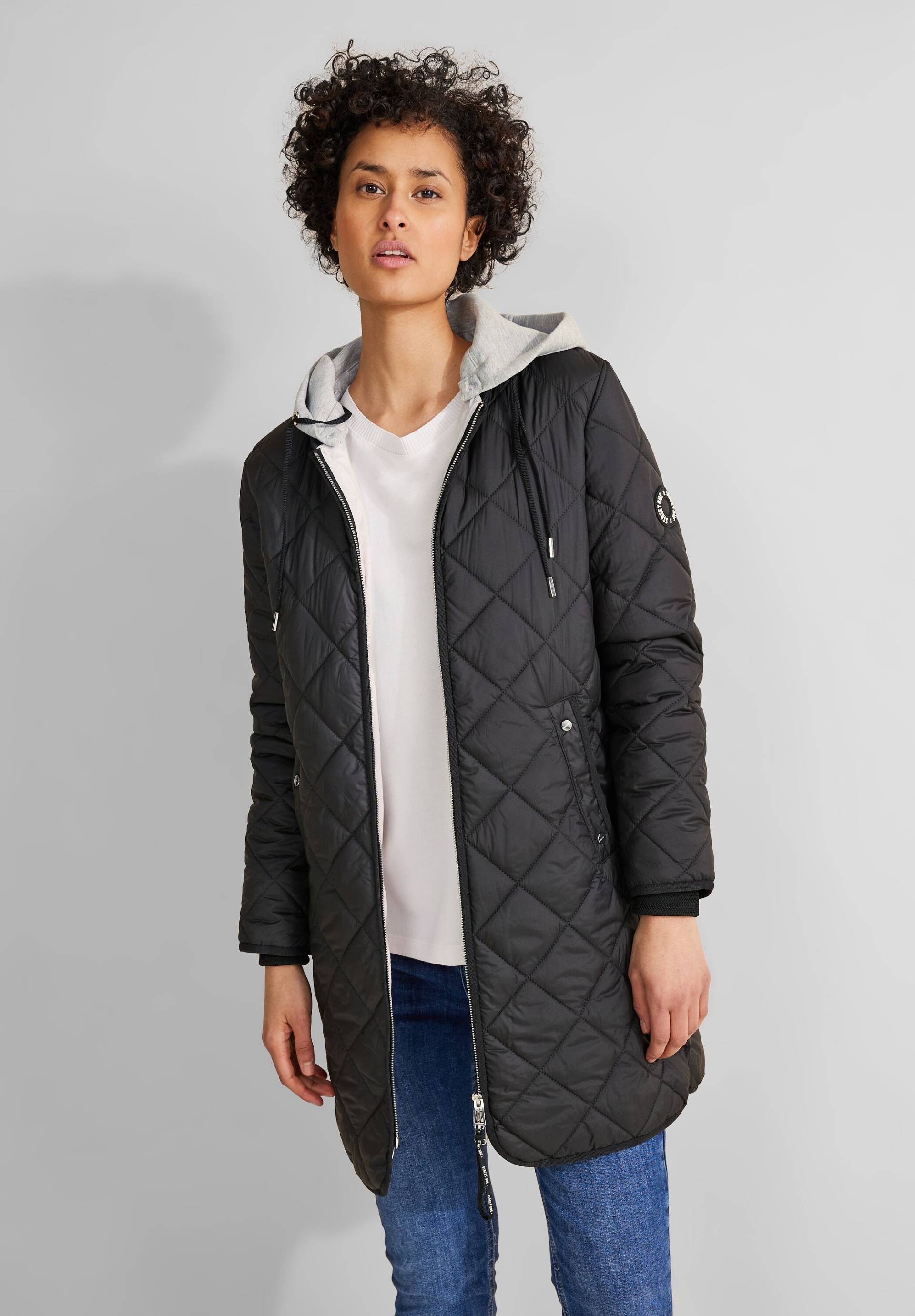 STREET ONE Steppjacke, mit Kapuze von STREET ONE