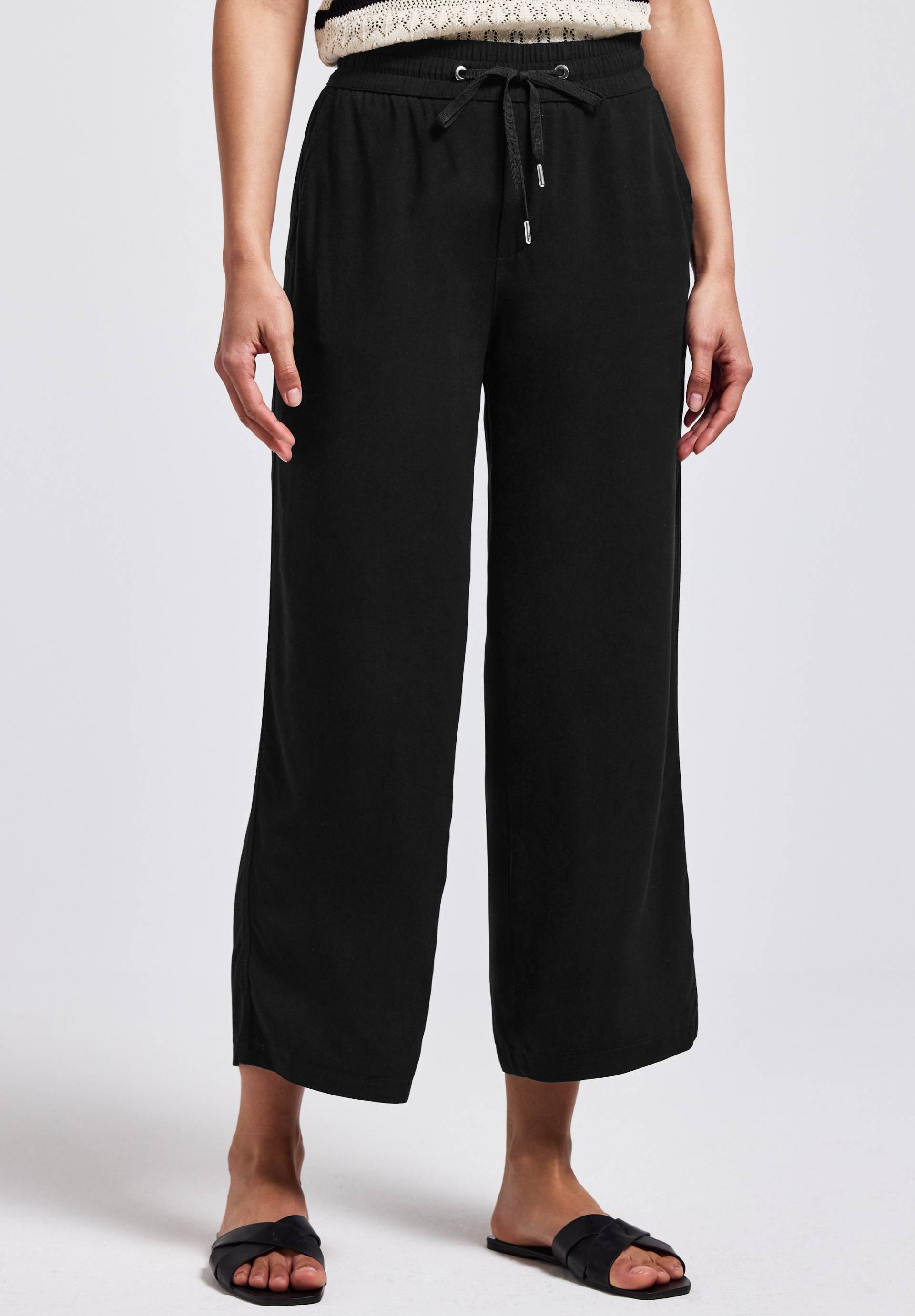 STREET ONE Stoffhose »Style Emee«, mit elastischem Bund mit Tunnelzug STREET ONE Stoffhose »Style Emee«, mit elastischem Bund mit Tunnelzug von STREET ONE