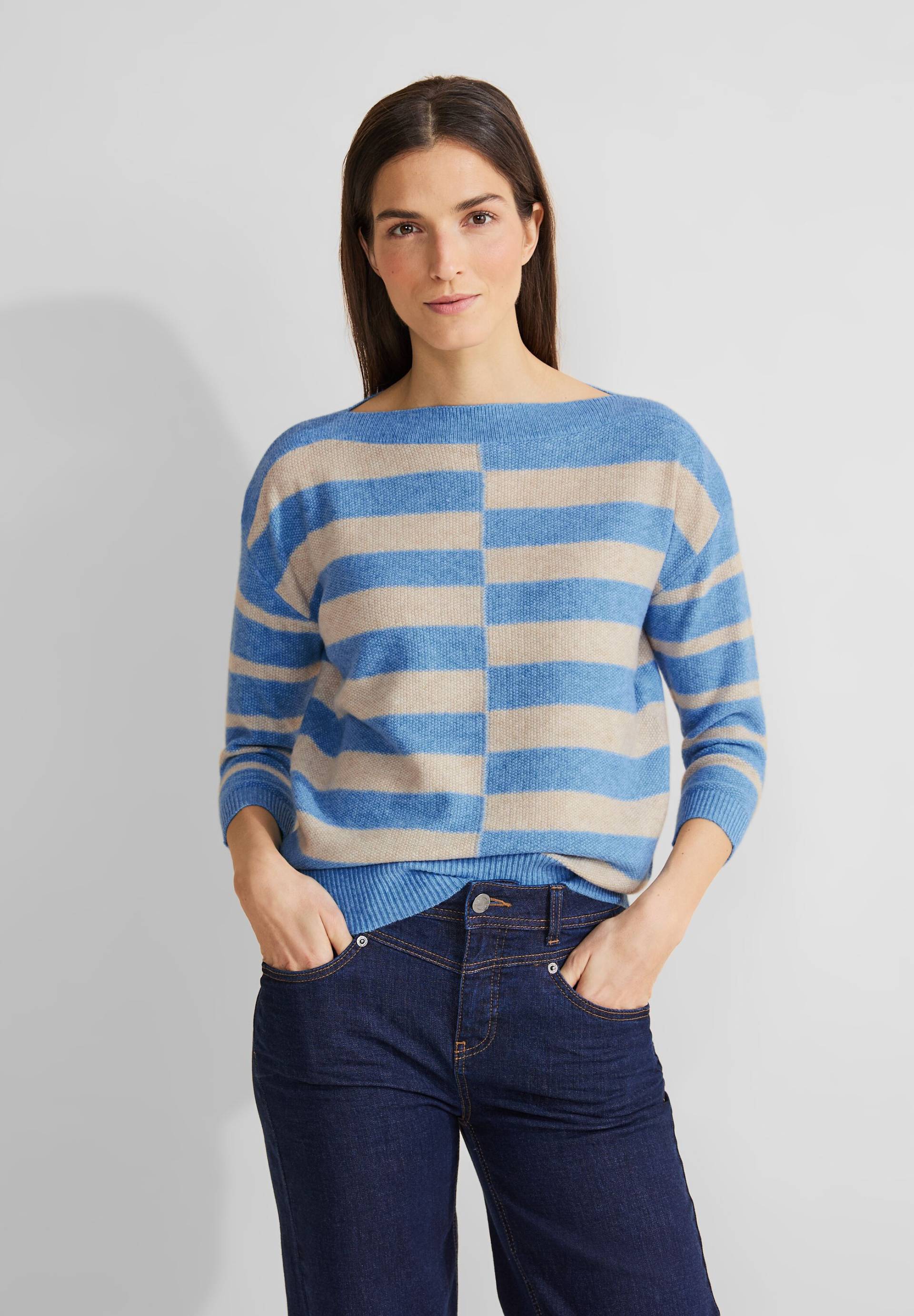 STREET ONE Streifenpullover »Striped U-Boat« von STREET ONE