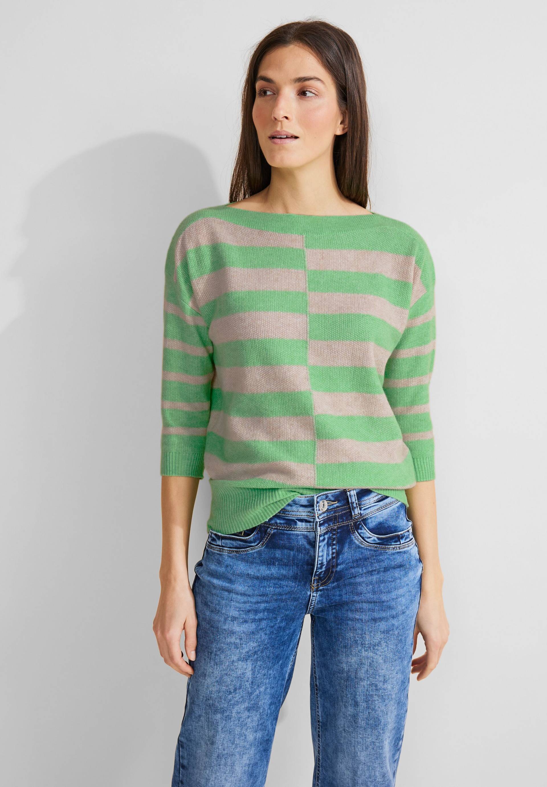 STREET ONE Streifenpullover »Striped U-Boat« von STREET ONE