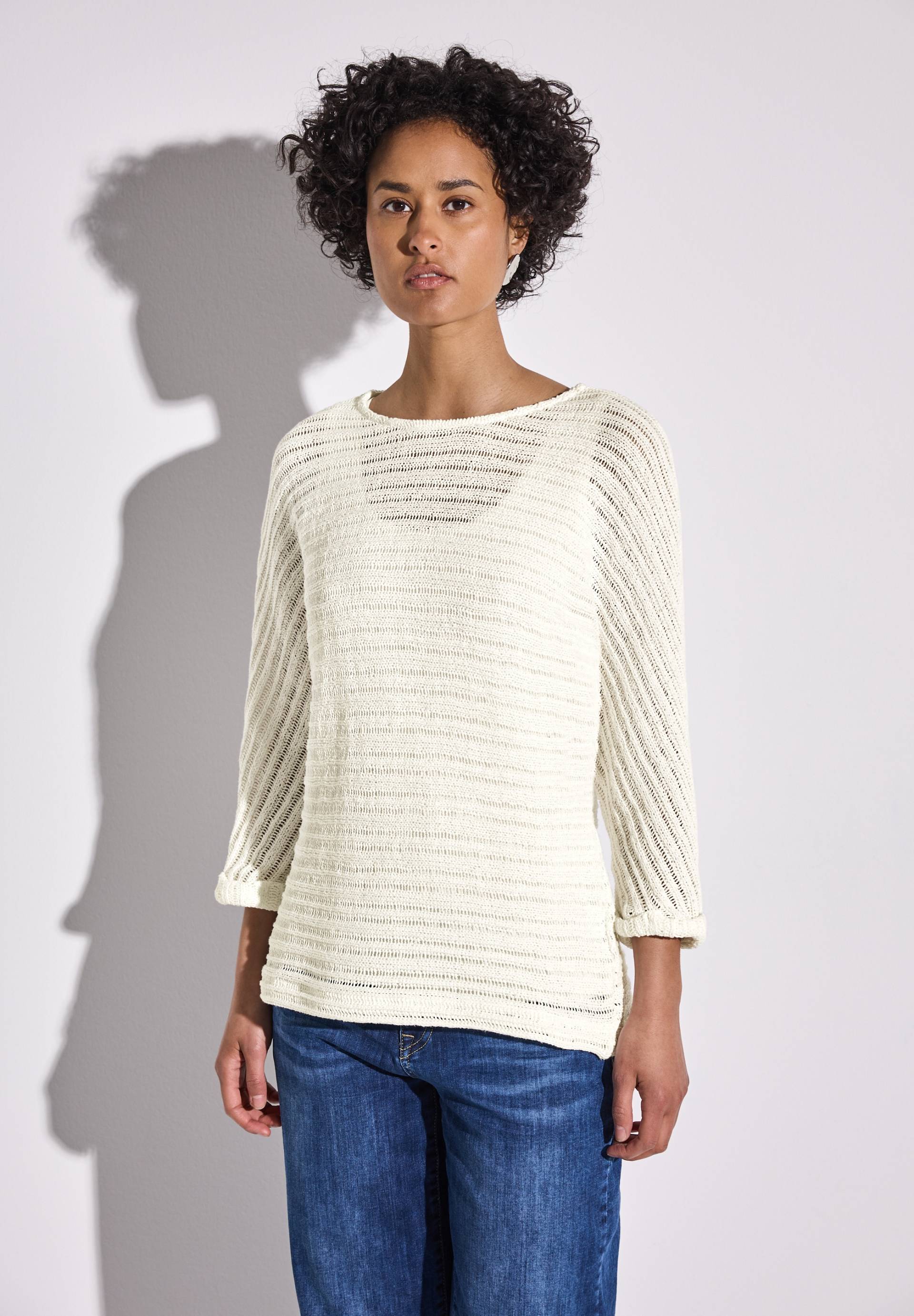 STREET ONE Strickpullover, mit U-Boot-Ausschnitt STREET ONE Strickpullover, mit U-Boot-Ausschnitt von STREET ONE