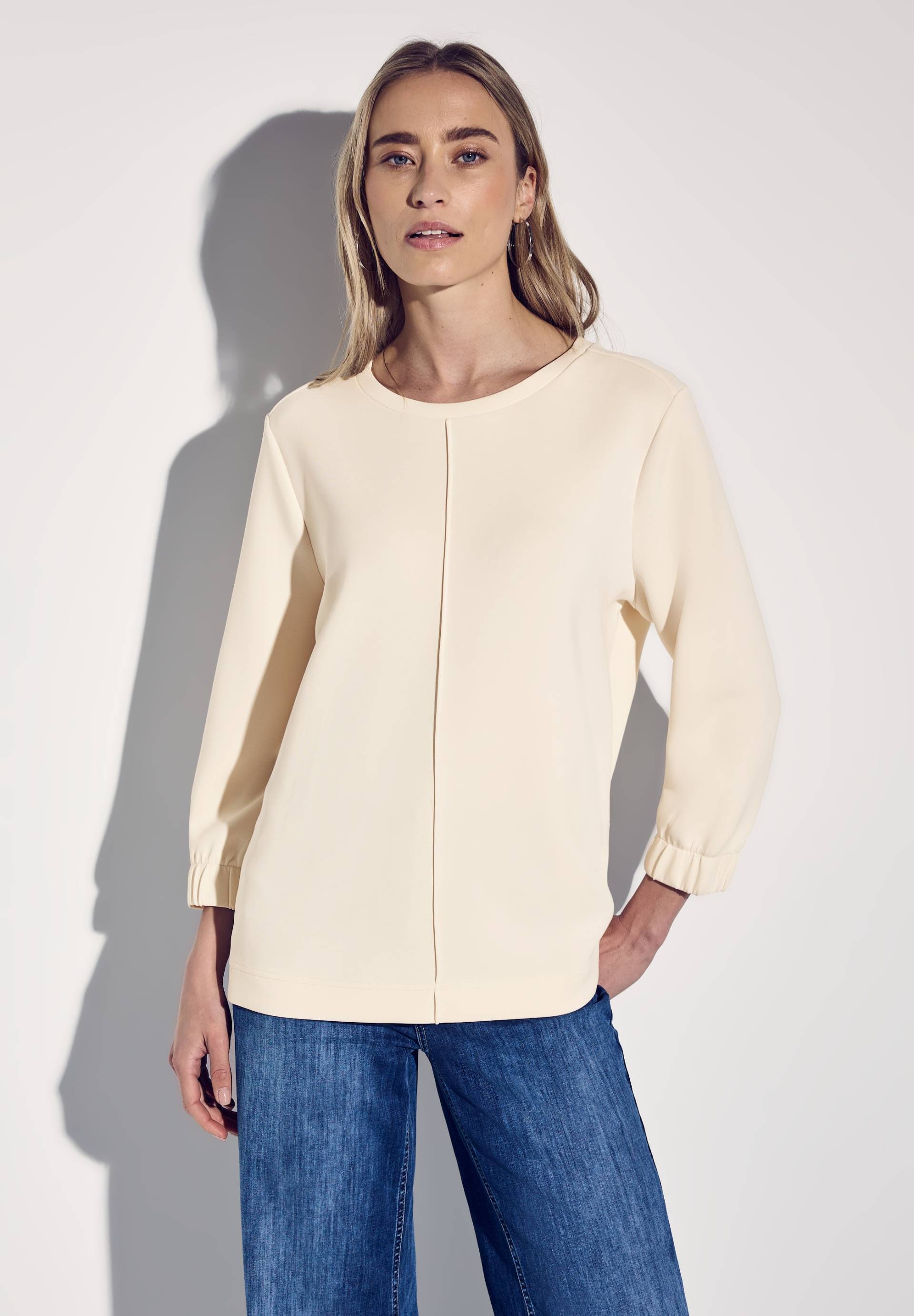 STREET ONE Sweater, mit 3/4-Arm mit elastischen Bündchen STREET ONE Sweater, mit 3/4-Arm mit elastischen Bündchen von STREET ONE