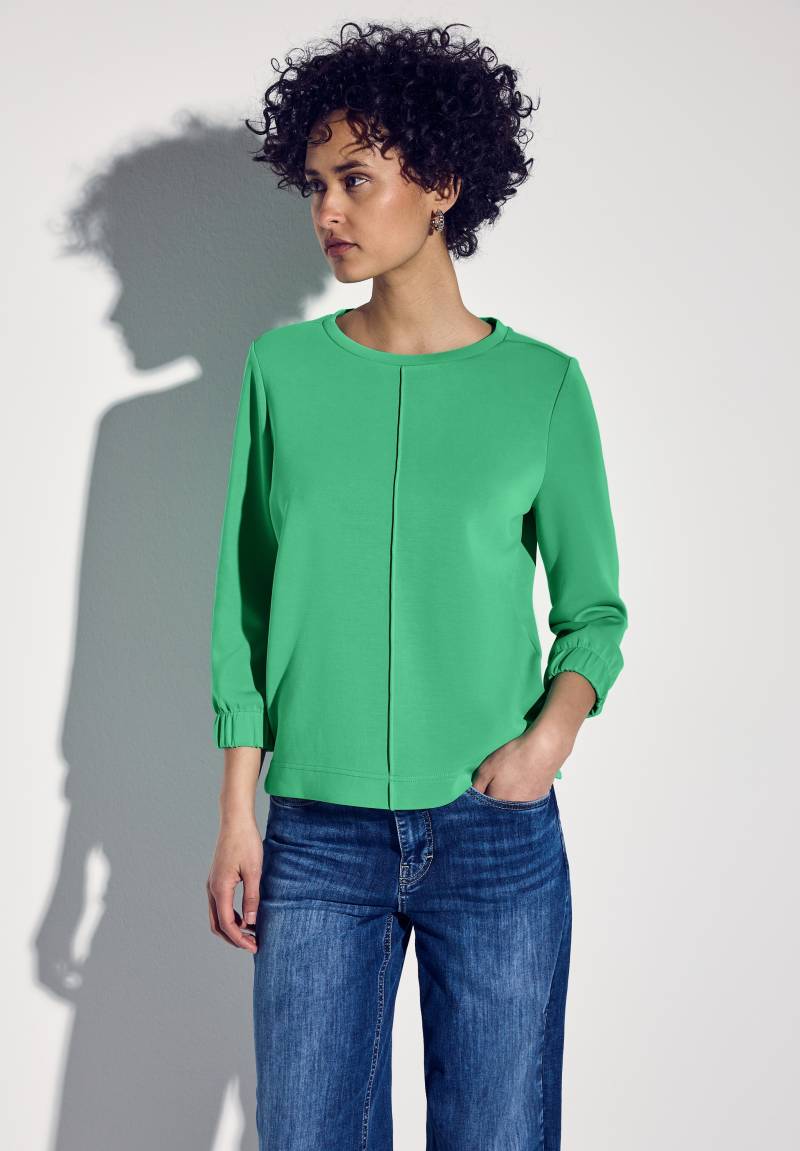STREET ONE Sweater, mit 3/4-Arm mit elastischen Bündchen von STREET ONE