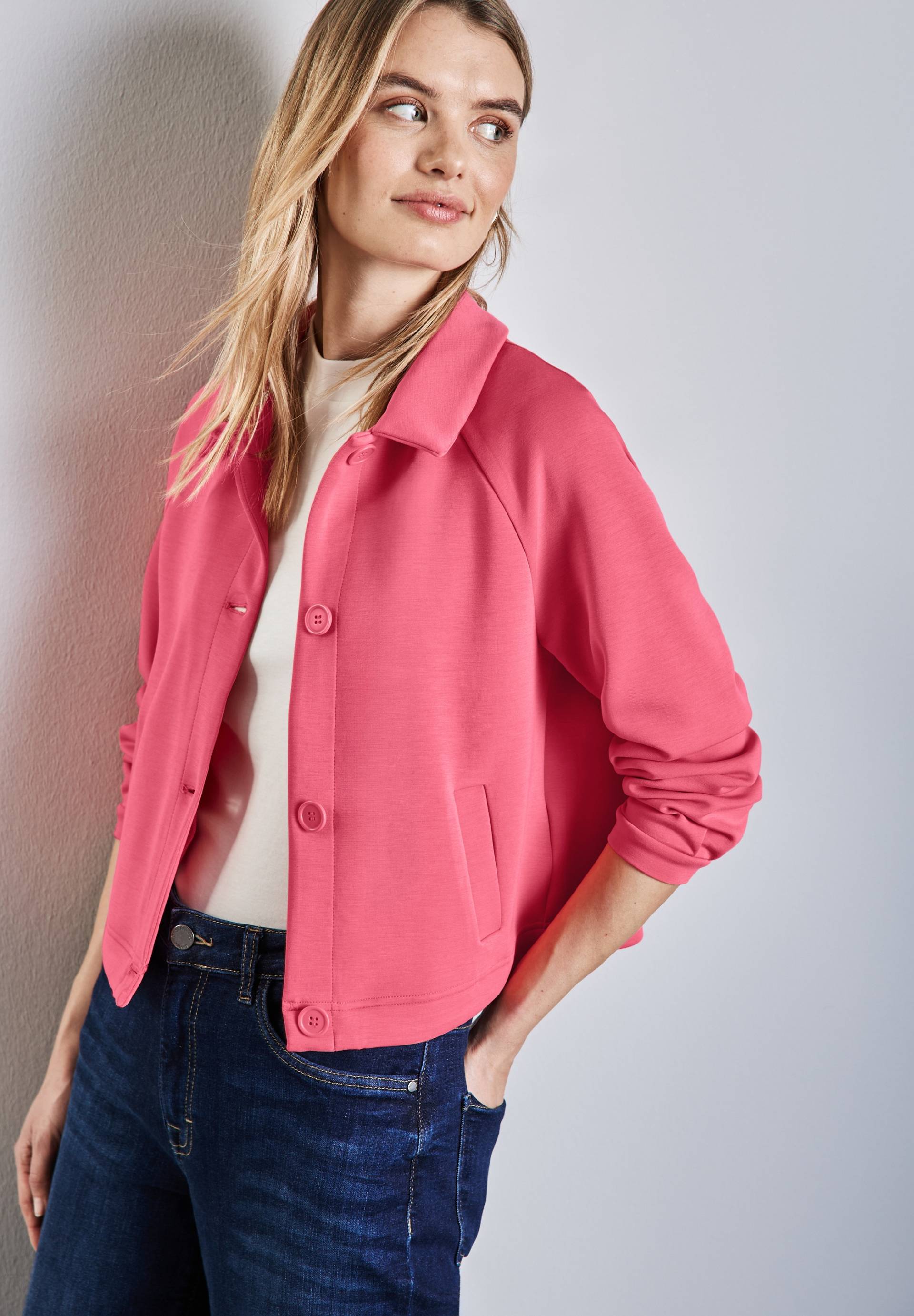 STREET ONE Sweatjacke, im Silk-Look STREET ONE Sweatjacke, im Silk-Look von STREET ONE