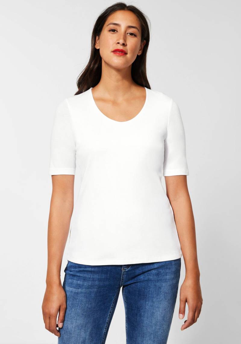 STREET ONE T-Shirt »Style Palmira«, im Basic Style von STREET ONE