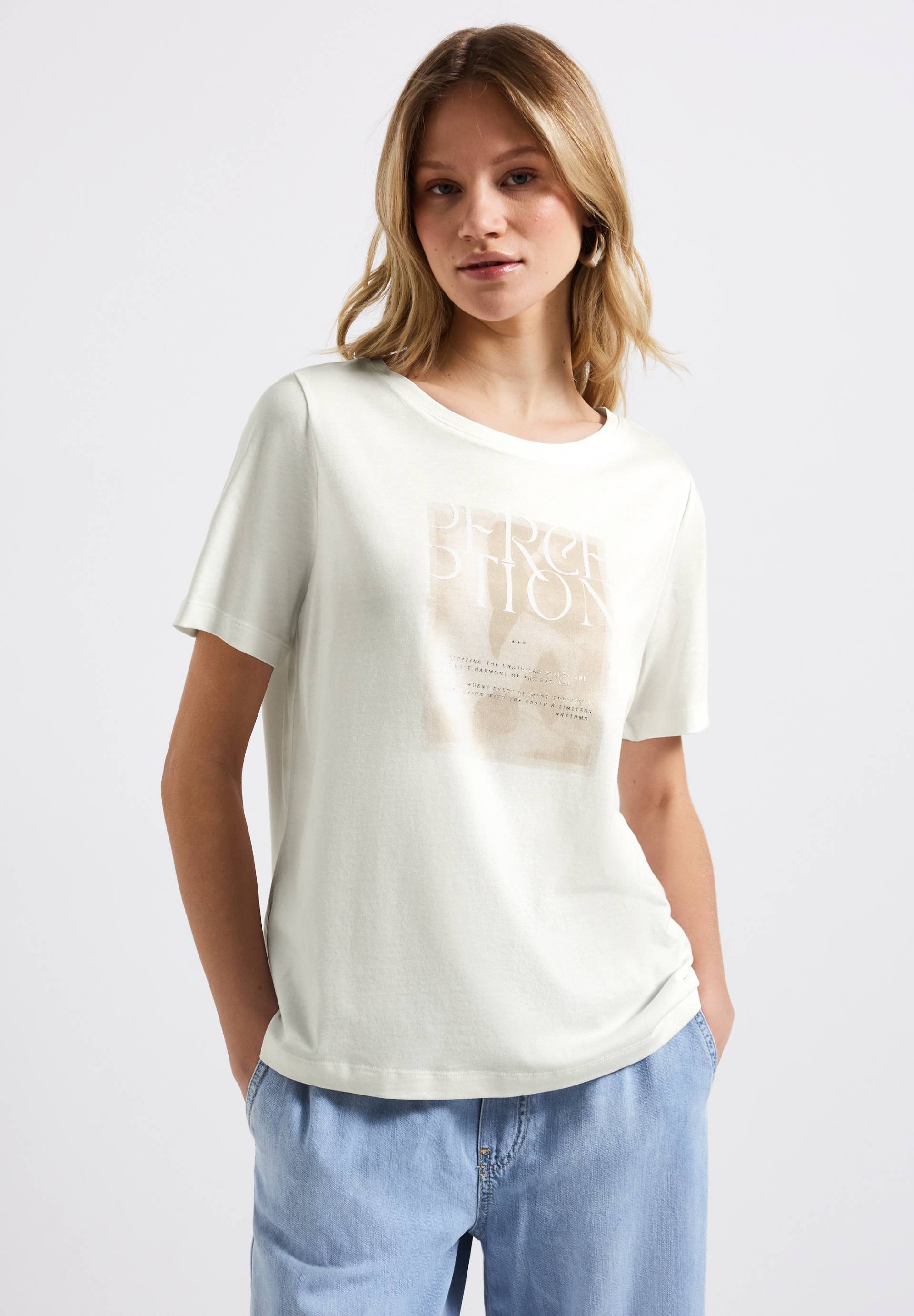 STREET ONE T-Shirt, mit Frontprint STREET ONE T-Shirt, mit Frontprint von STREET ONE