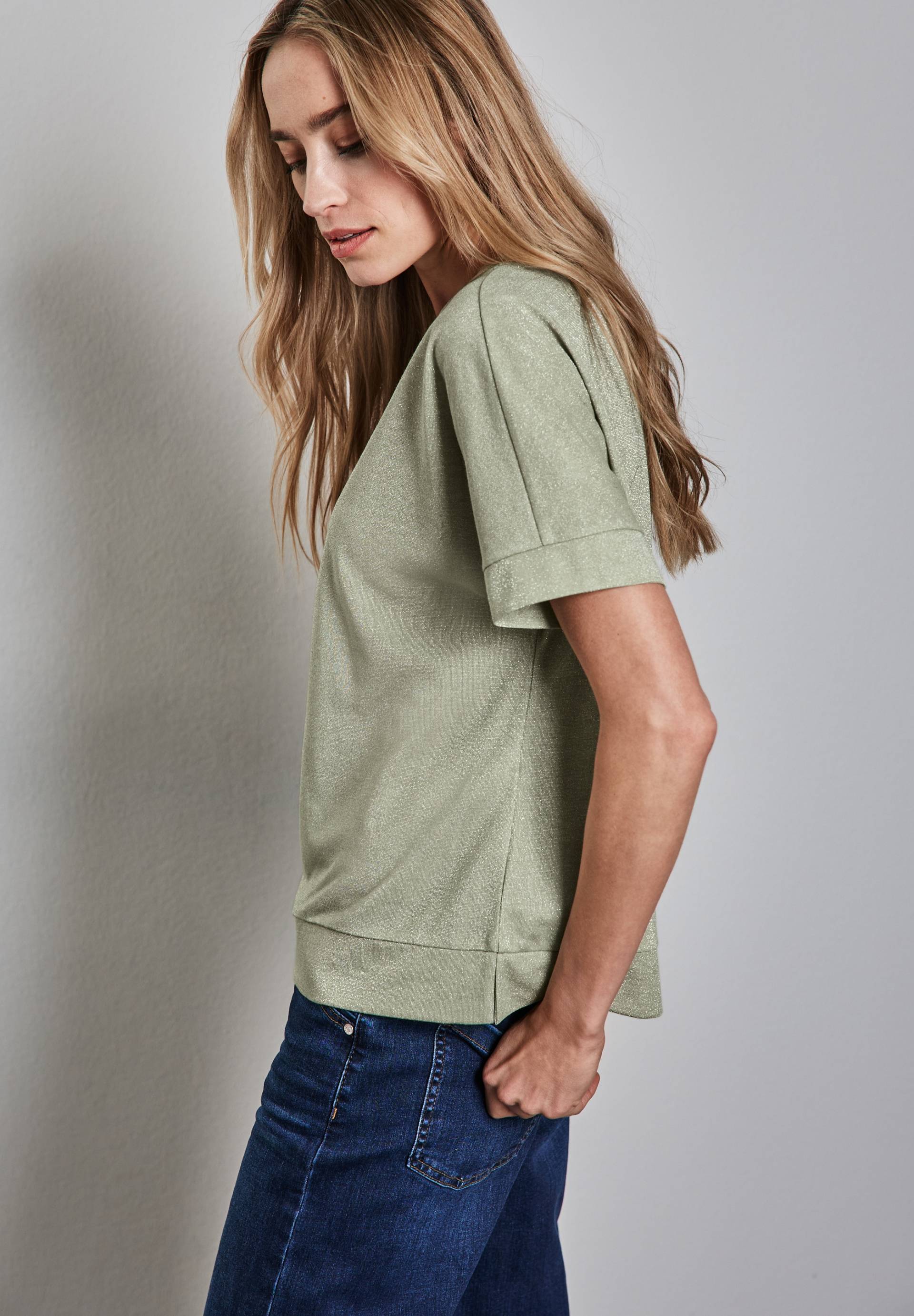 STREET ONE T-Shirt, mit Glitzerdetails STREET ONE T-Shirt, mit Glitzerdetails von STREET ONE