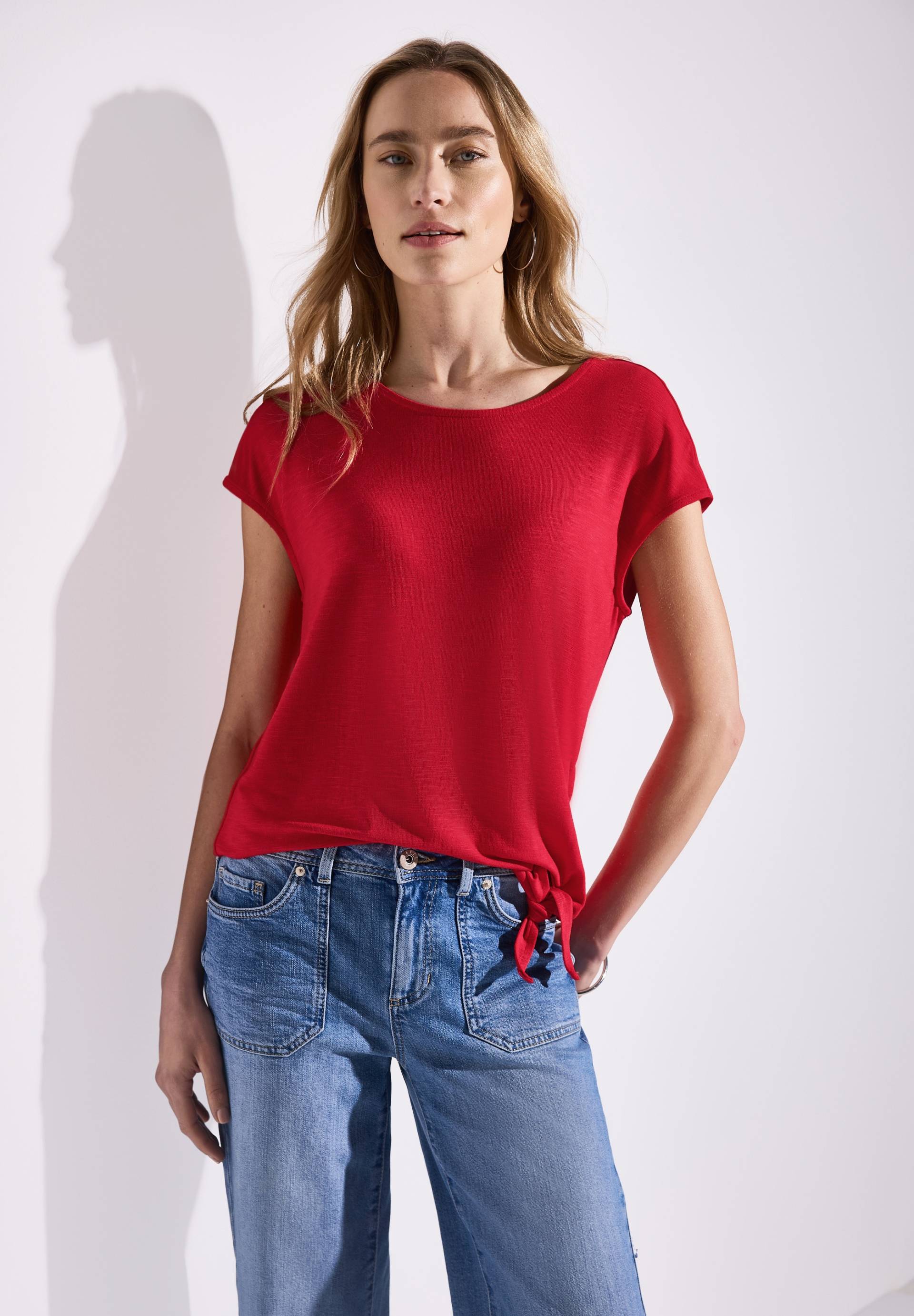 STREET ONE T-Shirt, mit Knotendetail STREET ONE T-Shirt, mit Knotendetail von STREET ONE