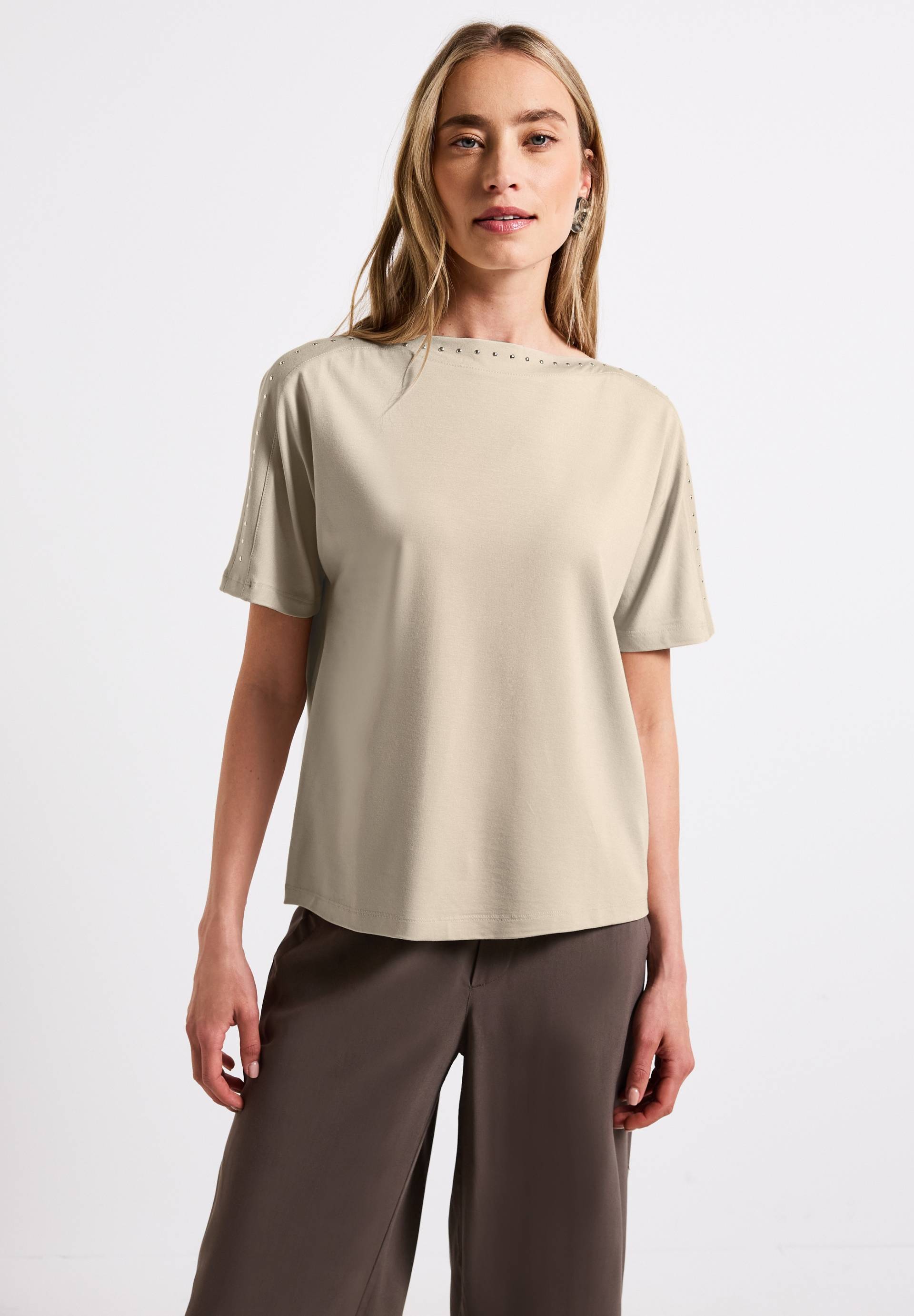 STREET ONE T-Shirt, mit Nieten von STREET ONE