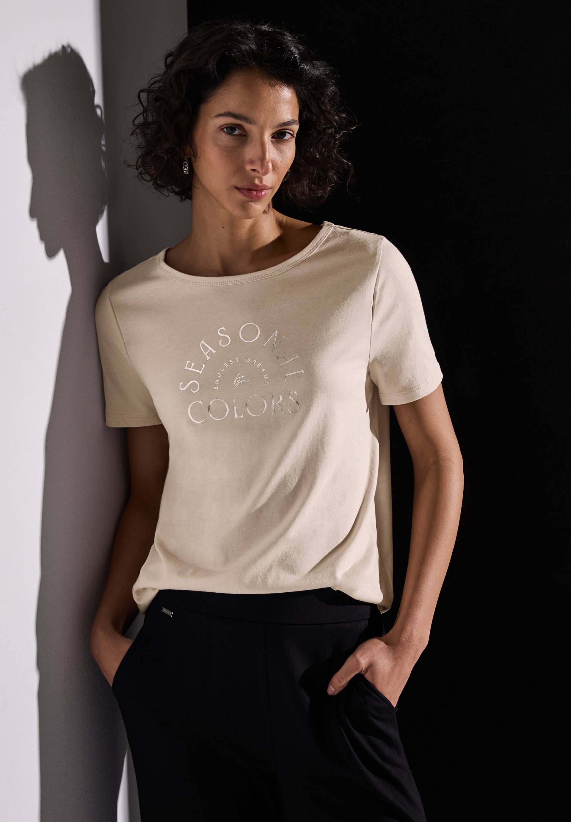 STREET ONE T-Shirt, mit Schriftzug von STREET ONE