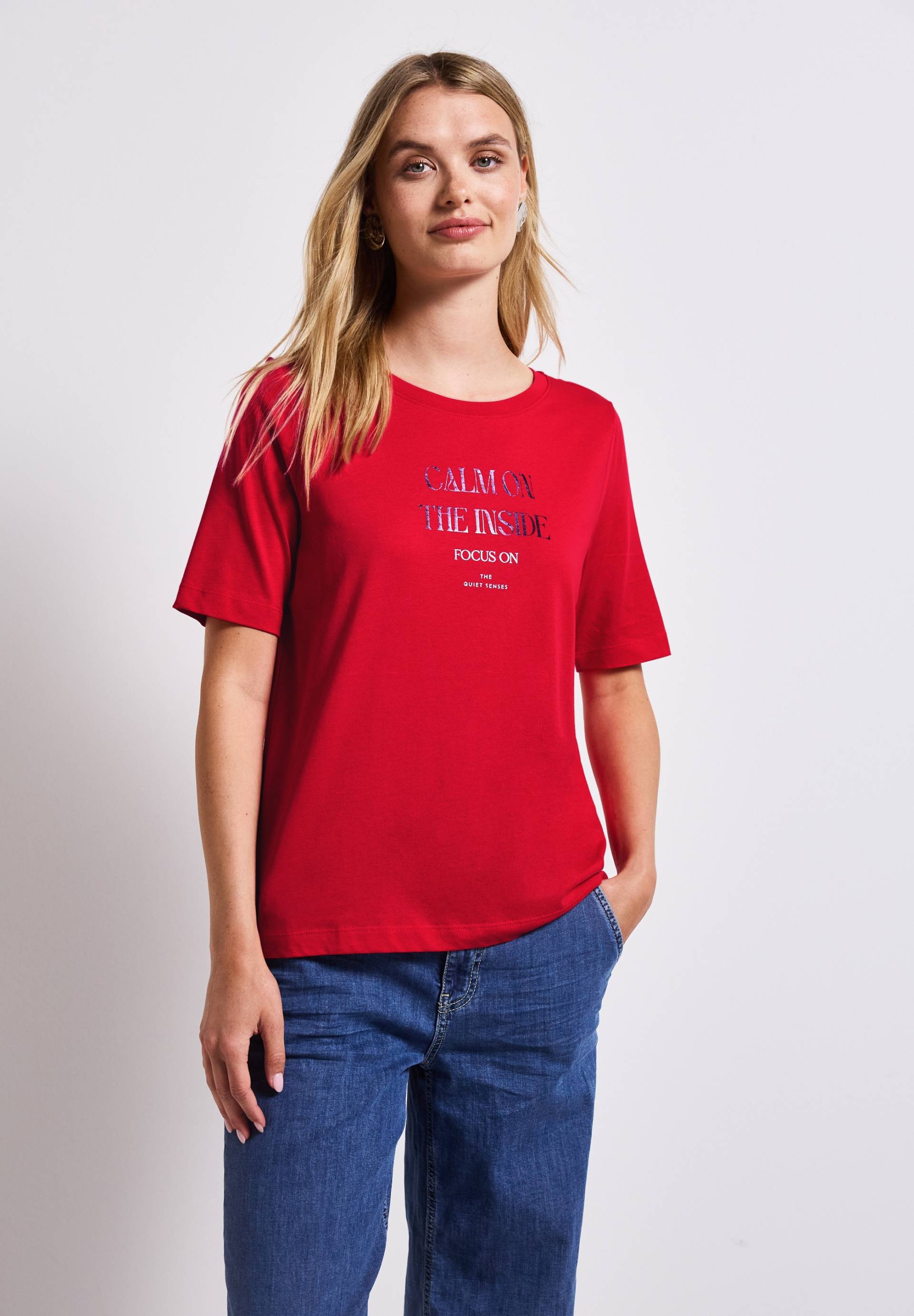 STREET ONE T-Shirt, mit Schriftzug STREET ONE T-Shirt, mit Schriftzug von STREET ONE
