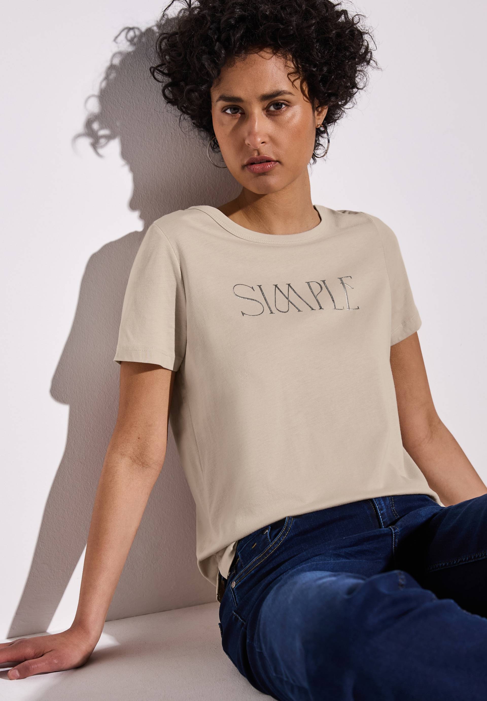 STREET ONE T-Shirt, mit Wording-Print STREET ONE T-Shirt, mit Wording-Print von STREET ONE
