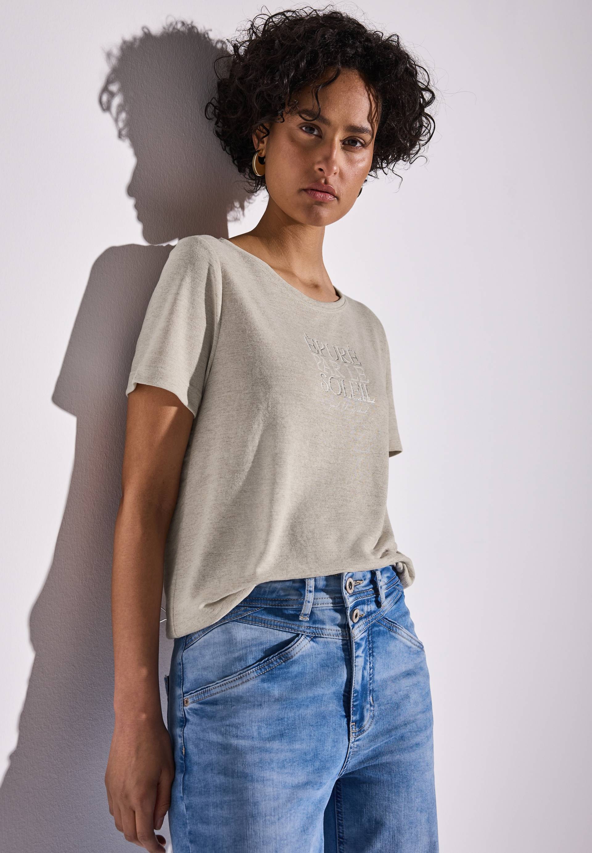 STREET ONE T-Shirt, mit Wording STREET ONE T-Shirt, mit Wording von STREET ONE