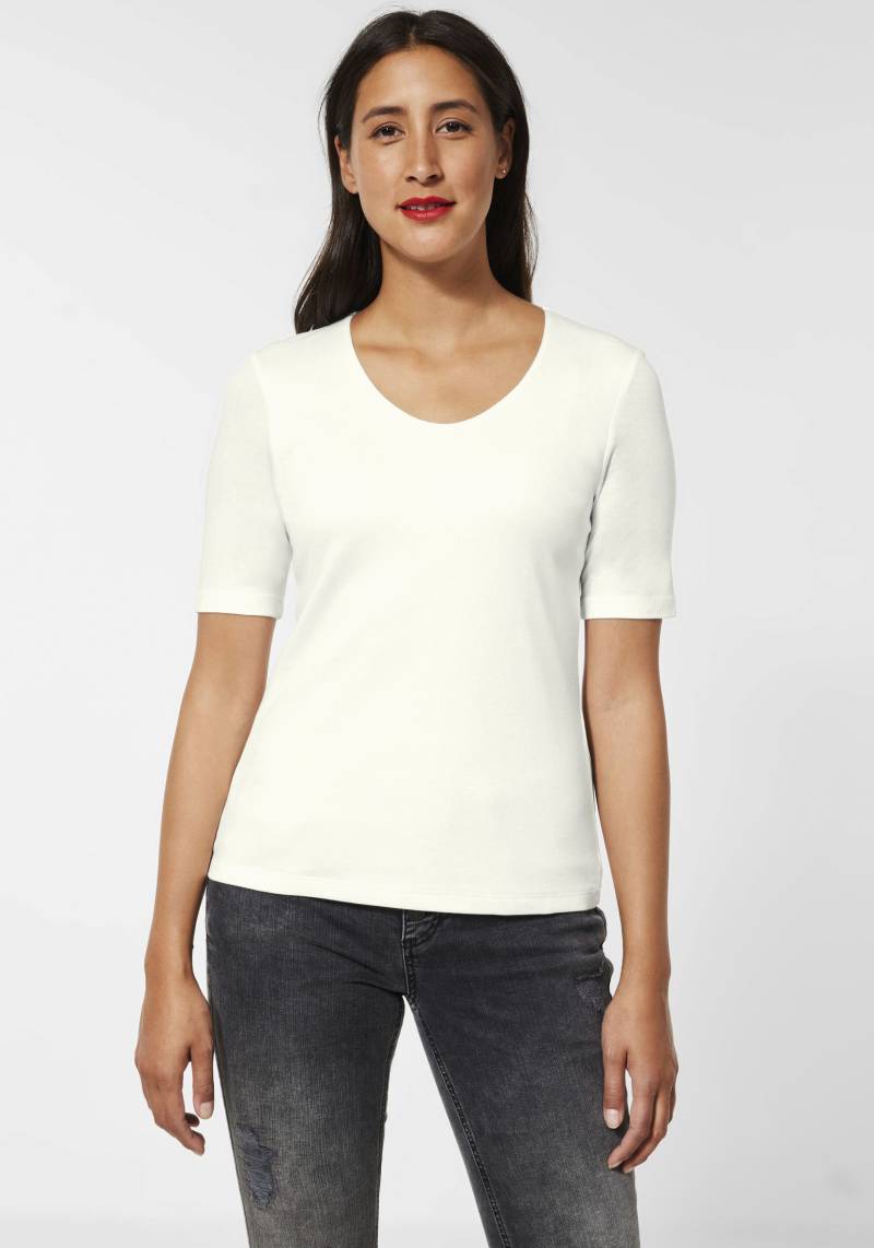 STREET ONE T-Shirt »Style Palmira«, im Basic-Style von STREET ONE