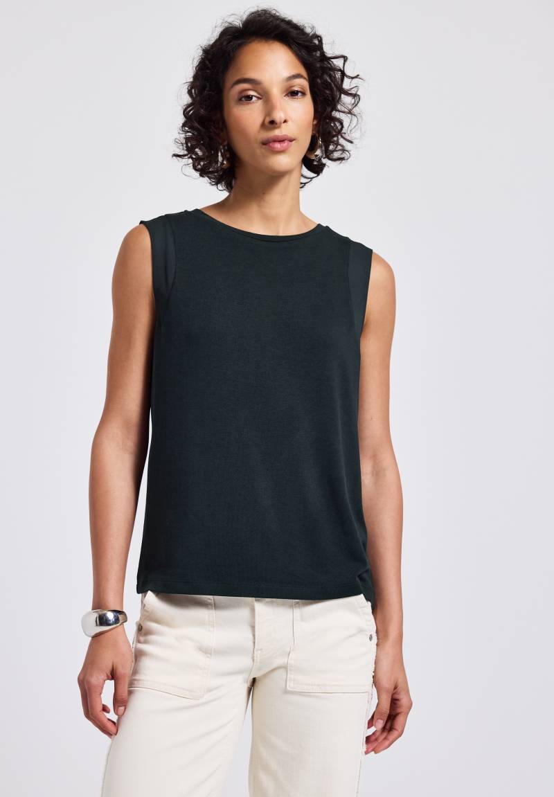 STREET ONE Trägertop, mit Chiffondetails von STREET ONE
