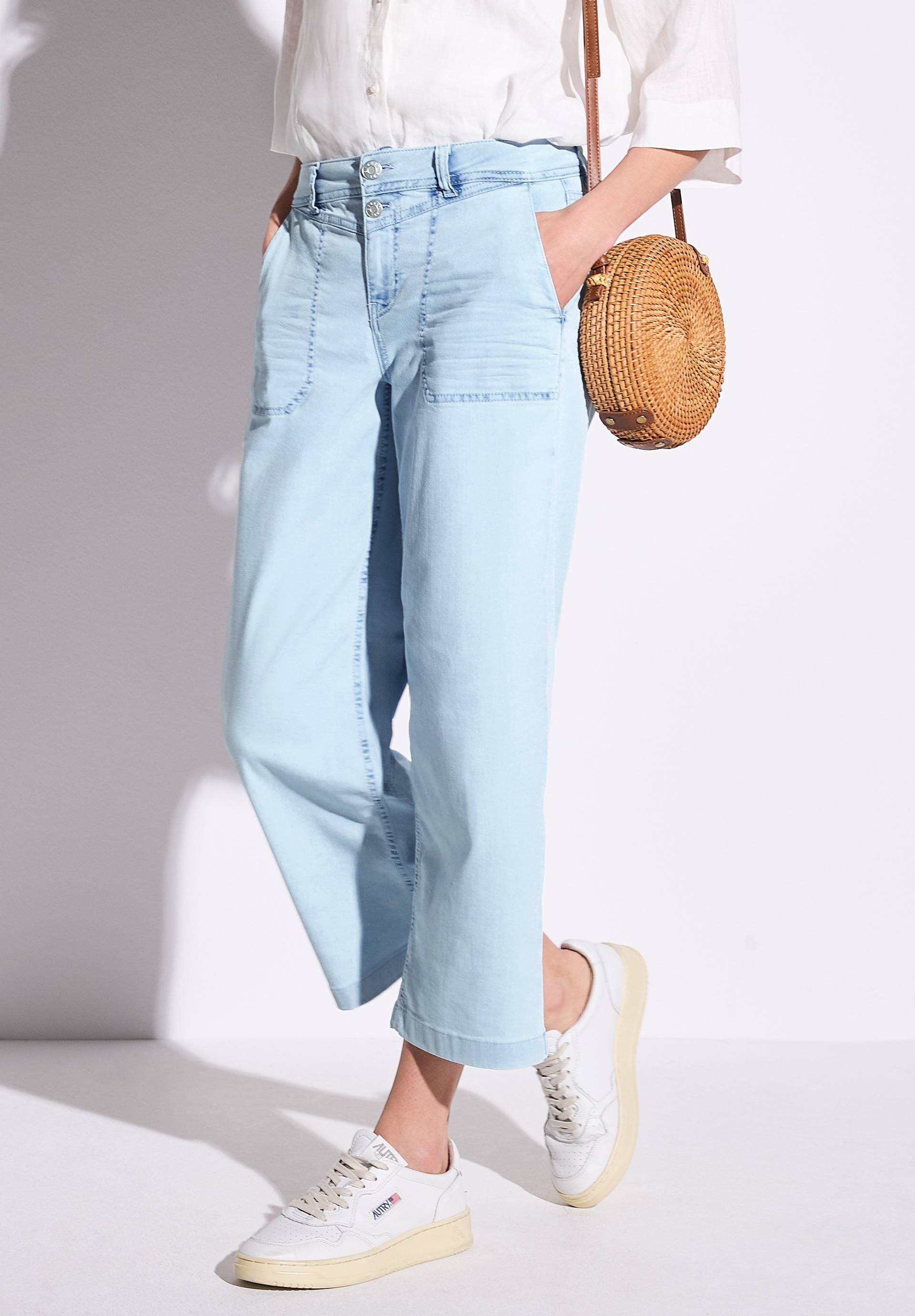STREET ONE Weite Jeans, mit Taschen von STREET ONE