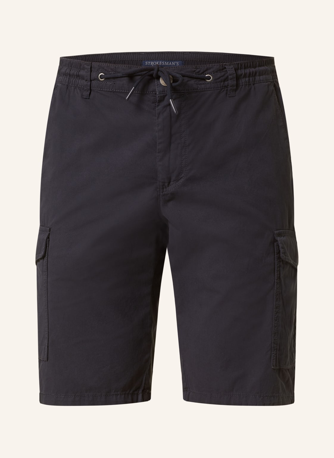 Strokesman's Cargoshorts Comfort Fit weiss von STROKESMAN'S