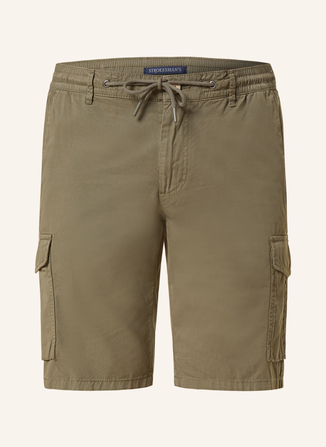 Strokesman's Cargoshorts Comfort Fit weiss von STROKESMAN'S