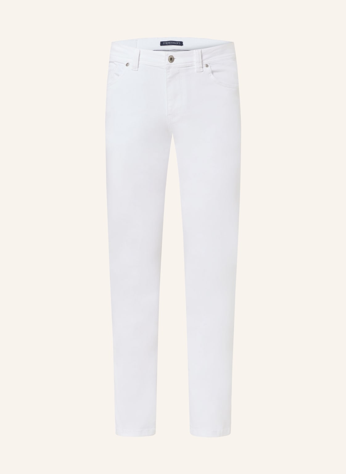 Strokesman's Jeans Slim Fit weiss von STROKESMAN'S