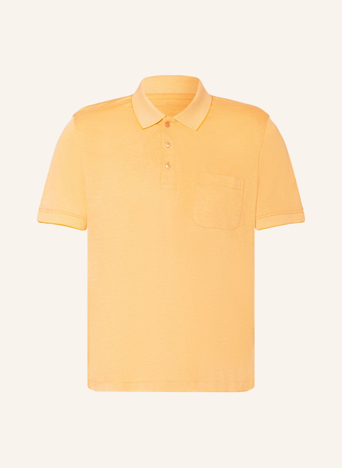 Strokesman's Piqué-Poloshirt Regular Fit gelb von STROKESMAN'S