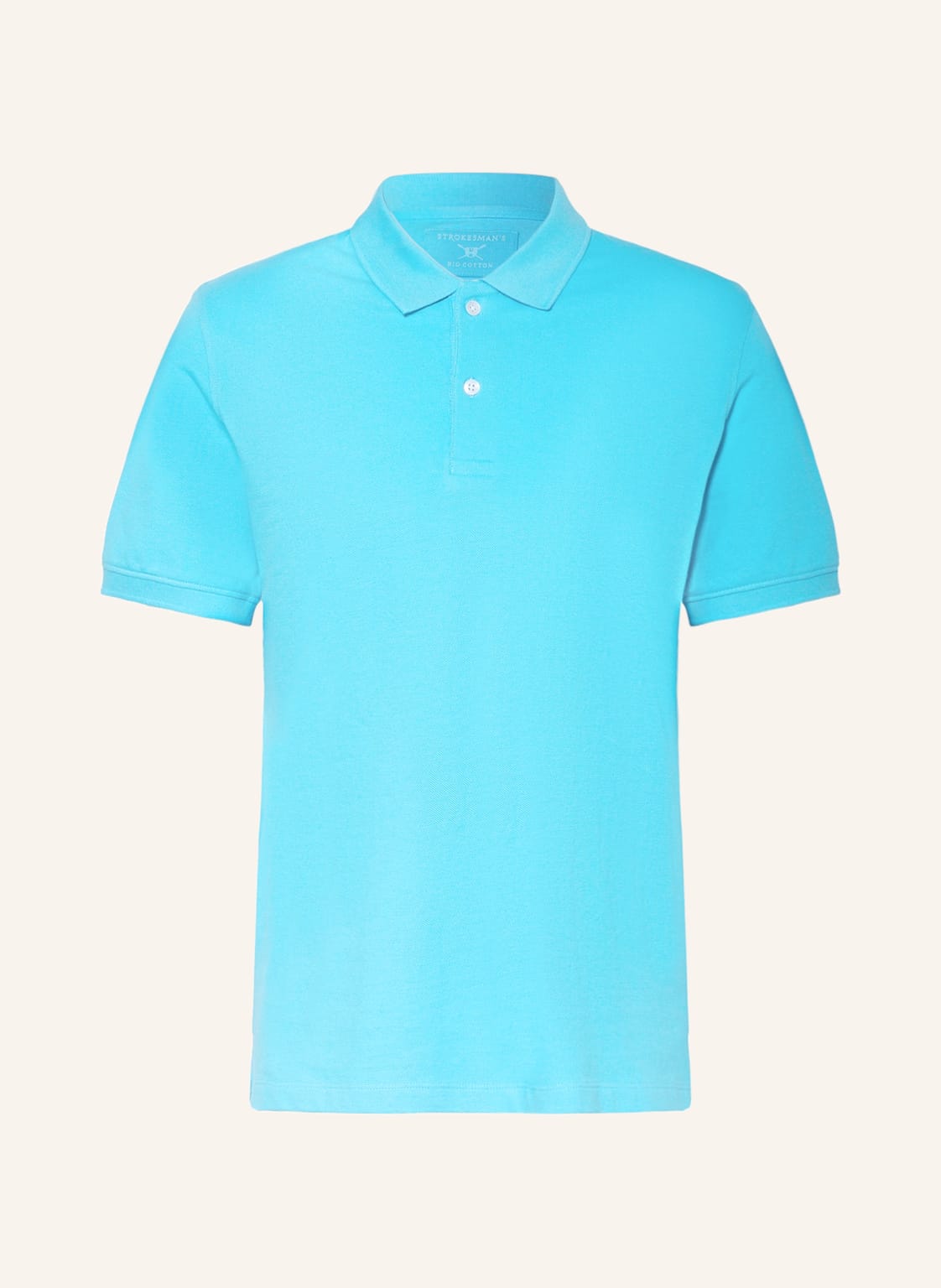 Strokesman's Piqué-Poloshirt blau von STROKESMAN'S