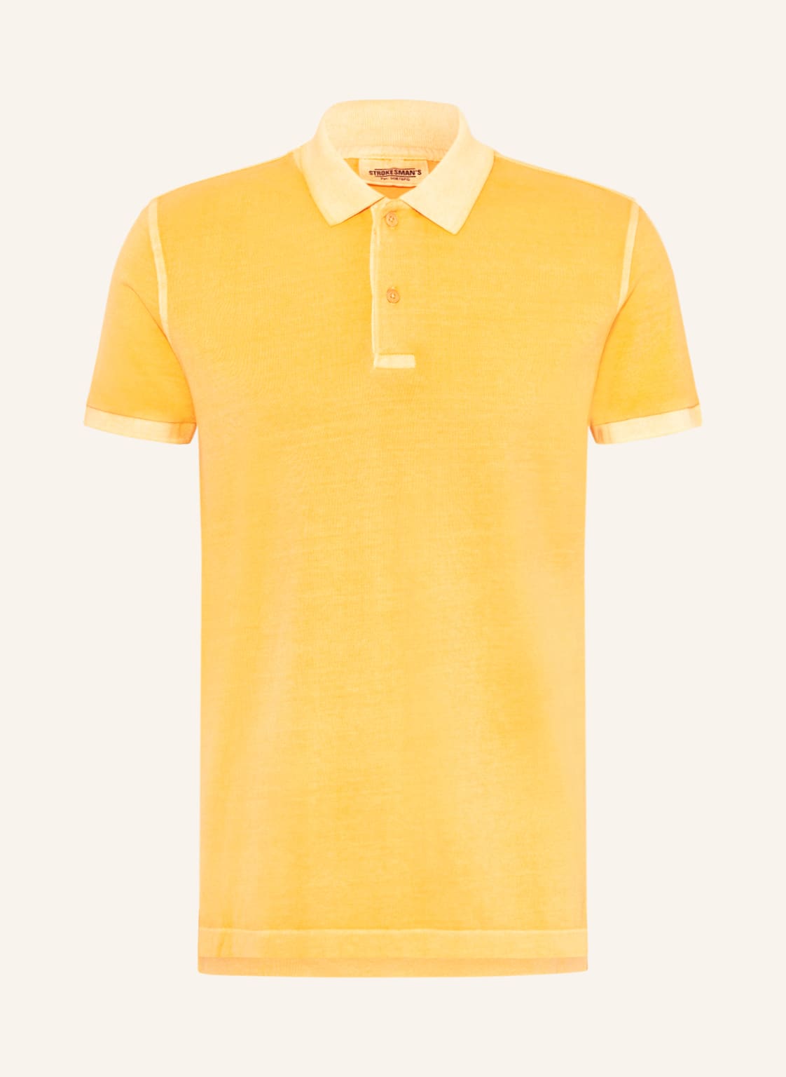 Strokesman's Piqué-Poloshirt gelb von STROKESMAN'S