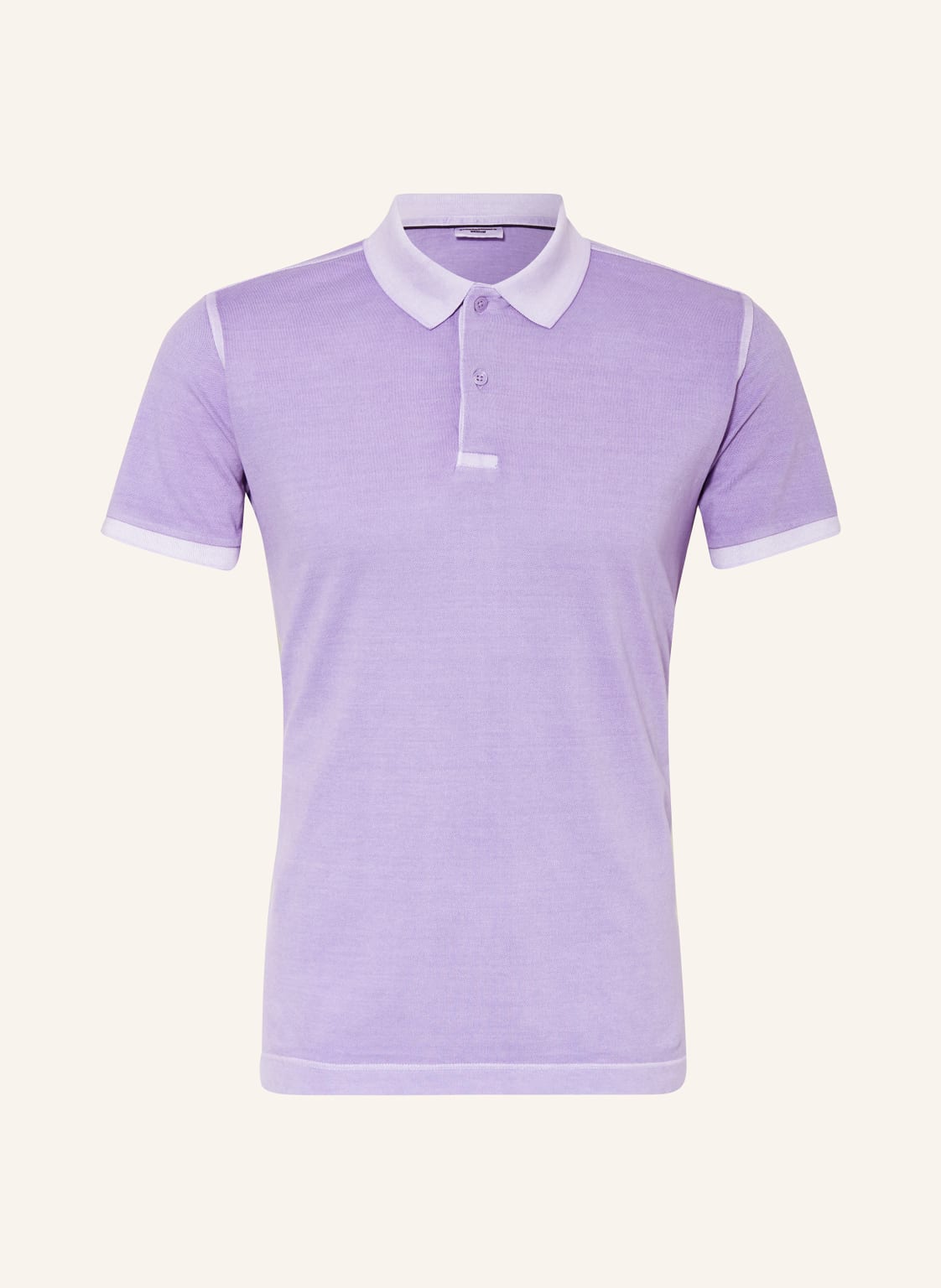 Strokesman's Piqué-Poloshirt lila von STROKESMAN'S