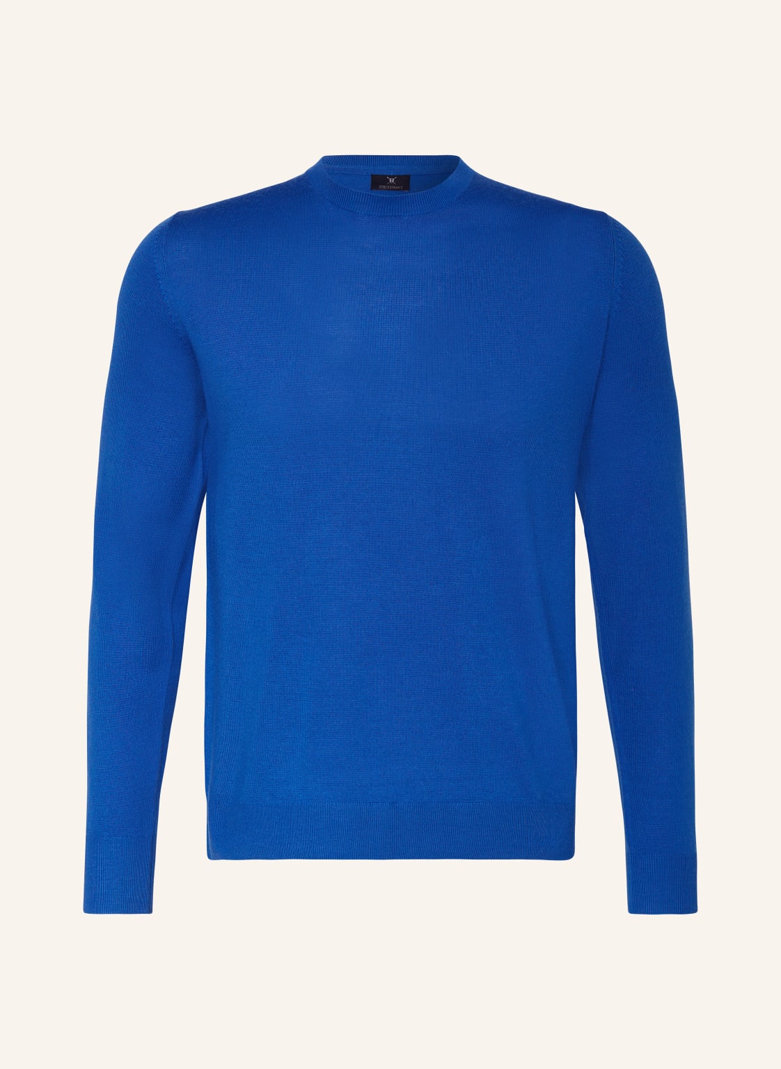 Strokesman's Pullover Aus Merinowolle blau von STROKESMAN'S