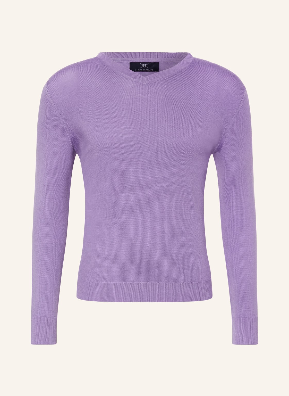 Strokesman's Pullover Aus Merinowolle lila Strokesman's Pullover Aus Merinowolle lila von STROKESMAN'S