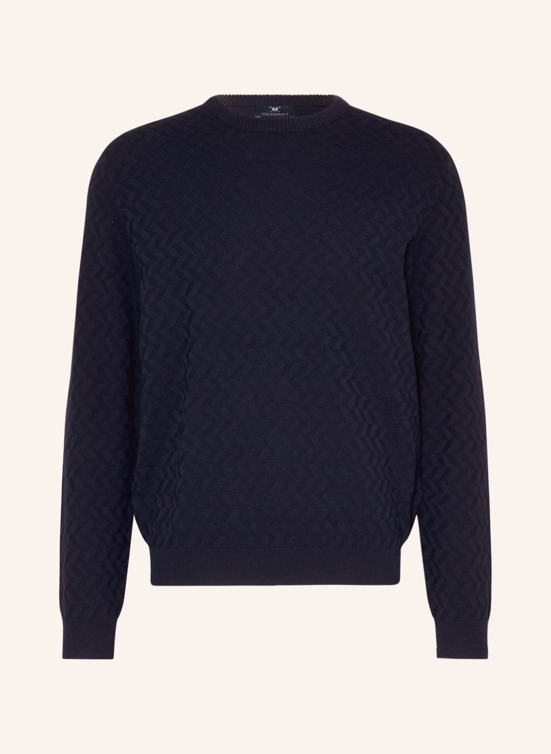 Strokesman's Pullover blau von STROKESMAN'S