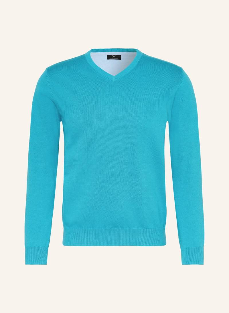 Strokesman's Pullover blau von STROKESMAN'S