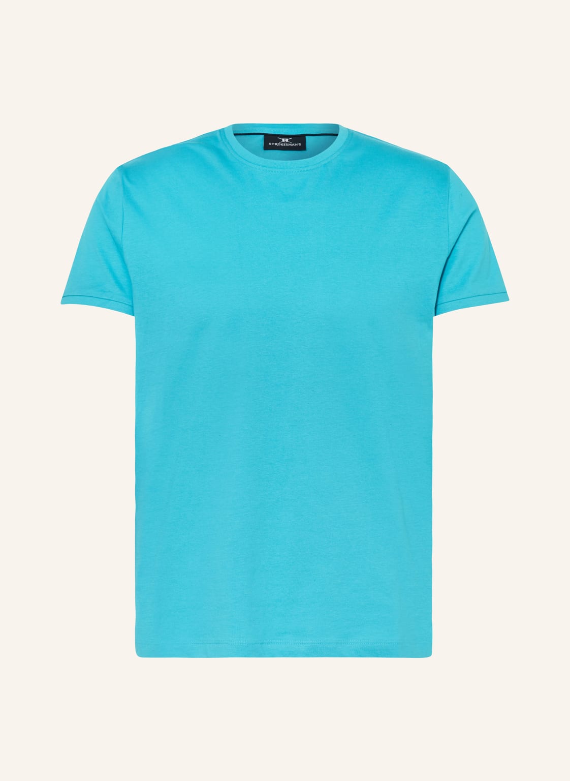 Strokesman's T-Shirt blau von STROKESMAN'S