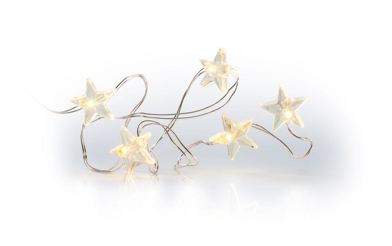 STT LED Dekofigur »LED Battery String stars 5 m Silberfarben« STT LED Dekofigur »LED Battery String stars 5 m Silberfarben« von STT