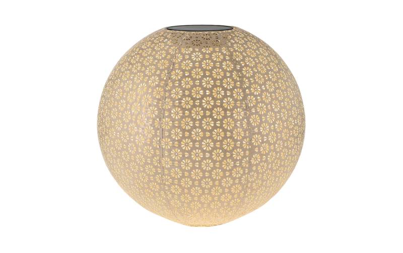 STT LED Gartenleuchte »Ball Solar Antic 40 cm Platin« von STT