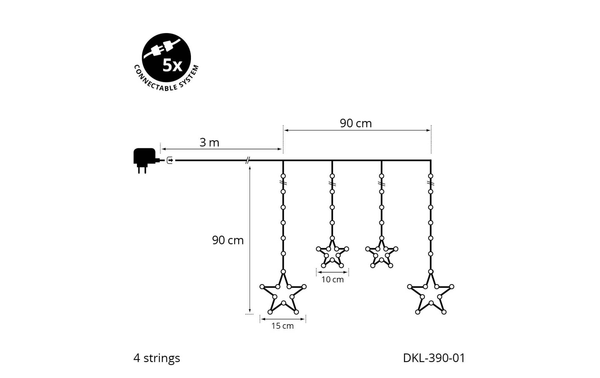 STT LED-Lichterkette »LED-Lichterkette Angel Star Cur« STT LED-Lichterkette »LED-Lichterkette Angel Star Cur« von STT