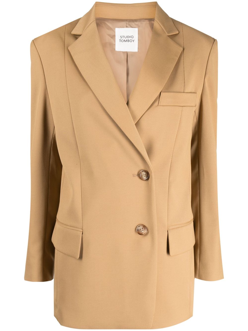 STUDIO TOMBOY Signature single-breasted blazer - Yellow von STUDIO TOMBOY