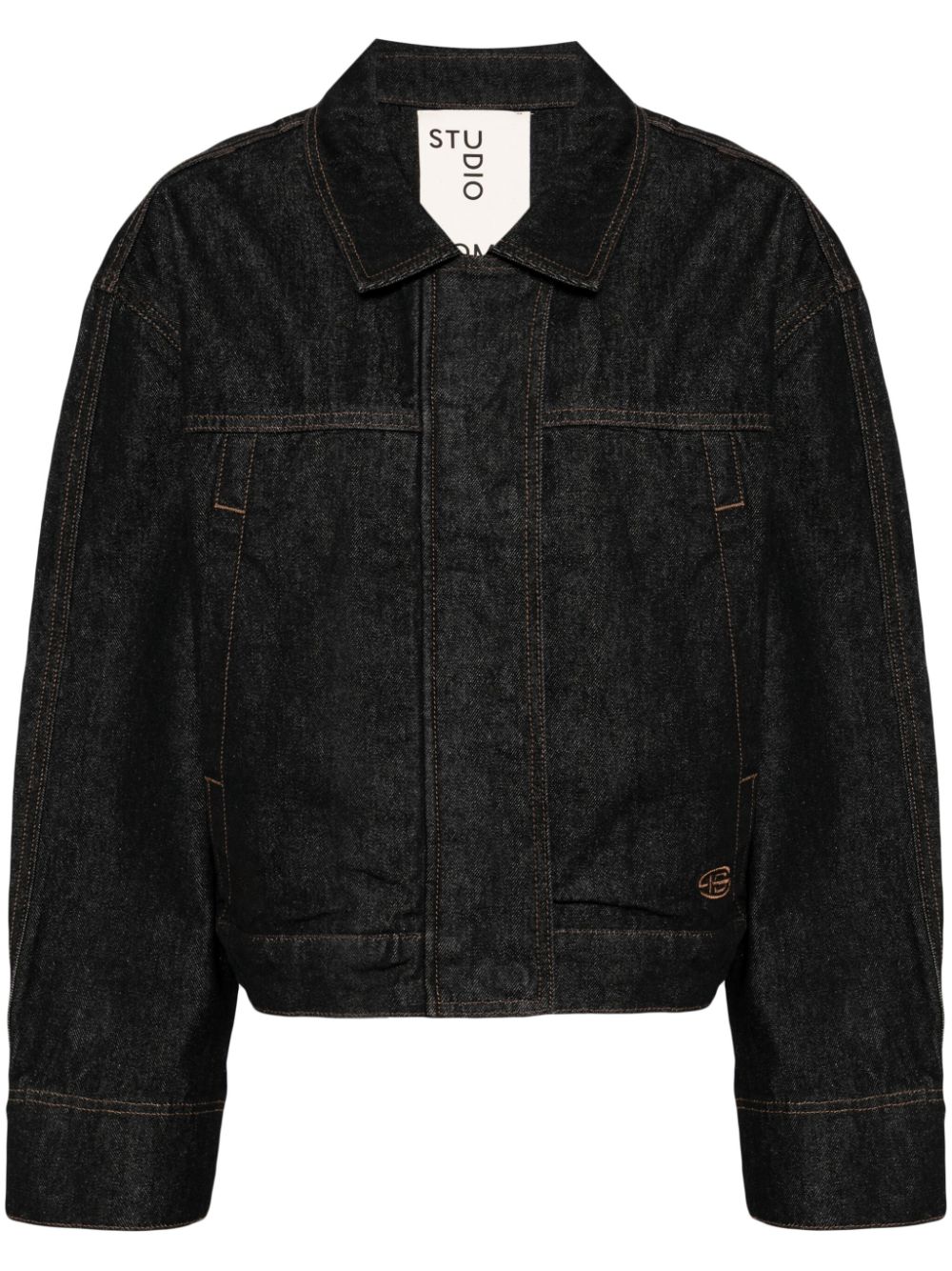 STUDIO TOMBOY concealed-fastening denim jacket - Black von STUDIO TOMBOY